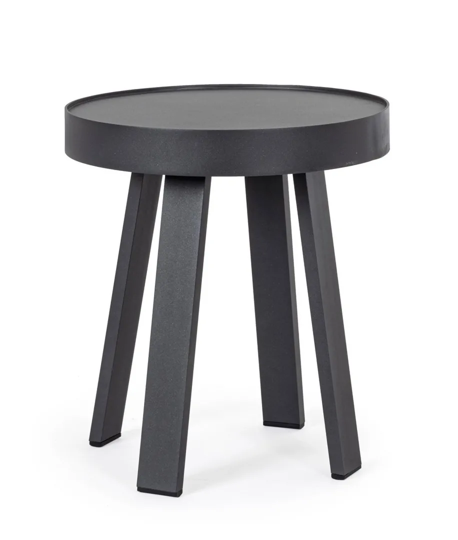 Stolik kawowy Spyro QS22 D41 czarny  aluminium