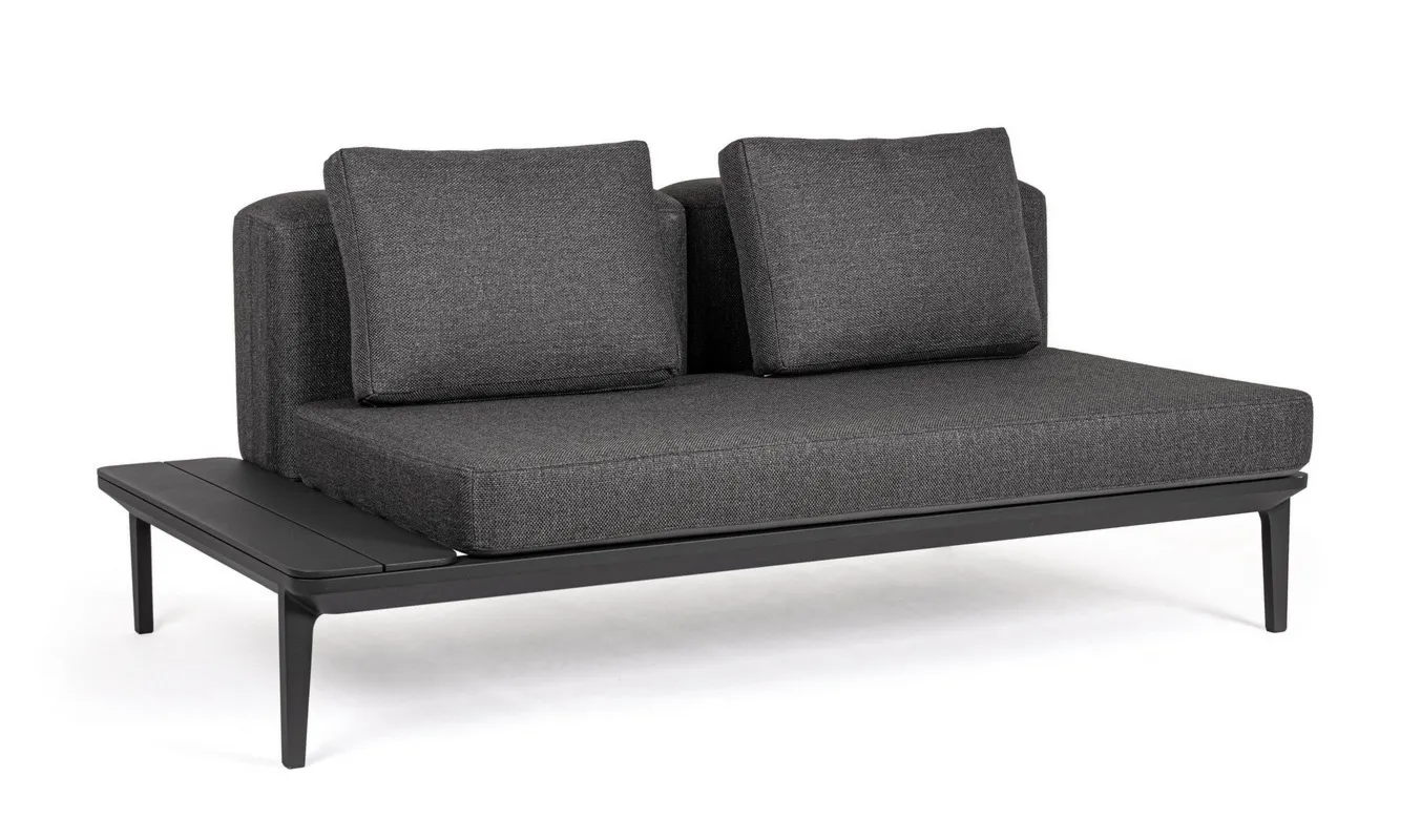 Sofa modułowa Matrix WG21 antracytowa  tkanina olefinowa
