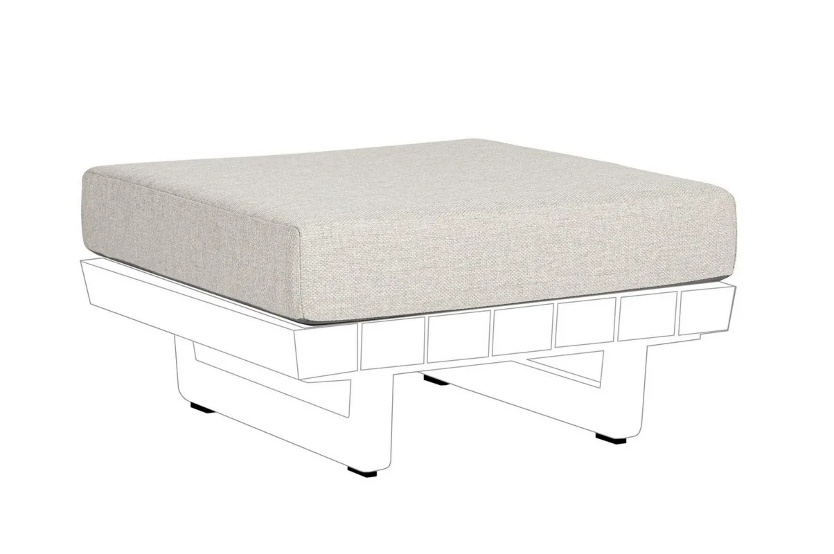 Siedzisko Infinity WG20 białe tkanina olefinowa