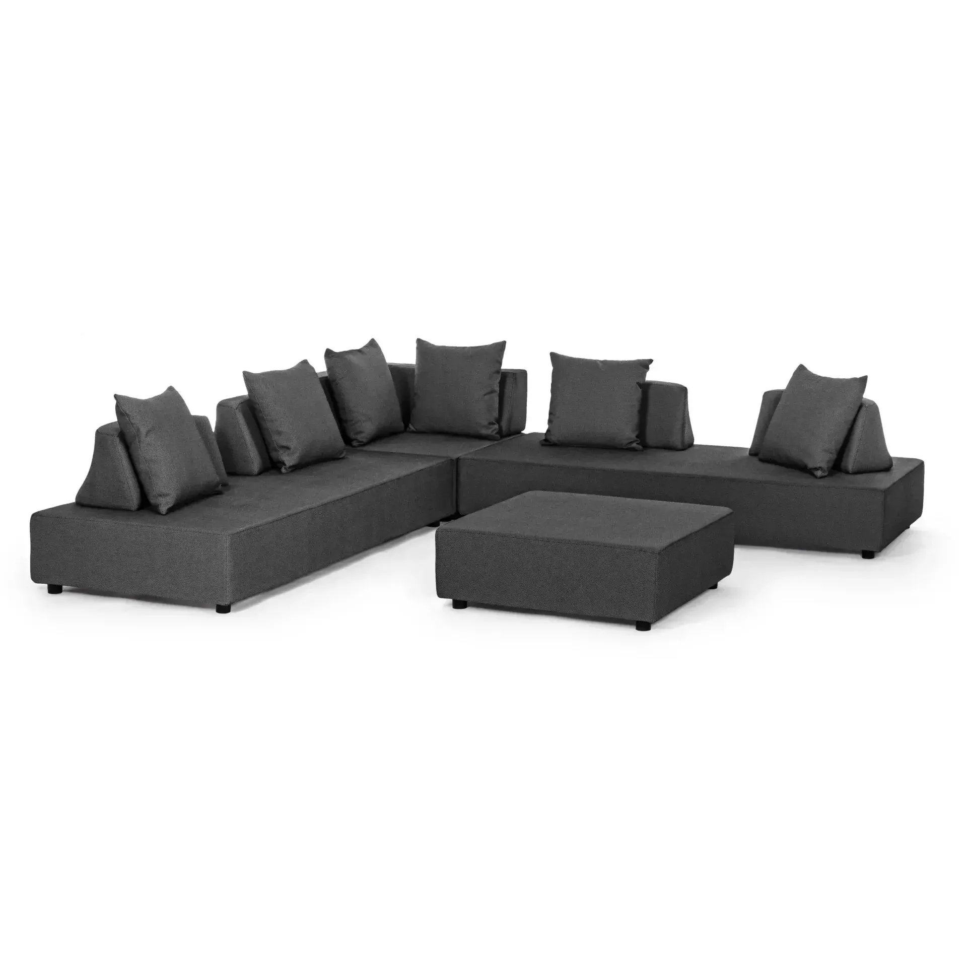 Narożnik tarasowy PIPER  Bizzotto antracytowy aluminium