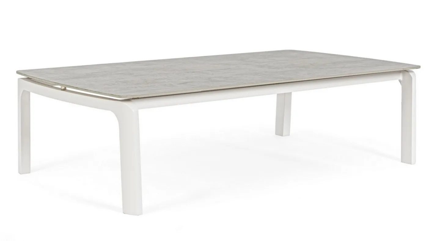 Stolik kawowy Jalisco WG 20 120x70 biały  aluminium