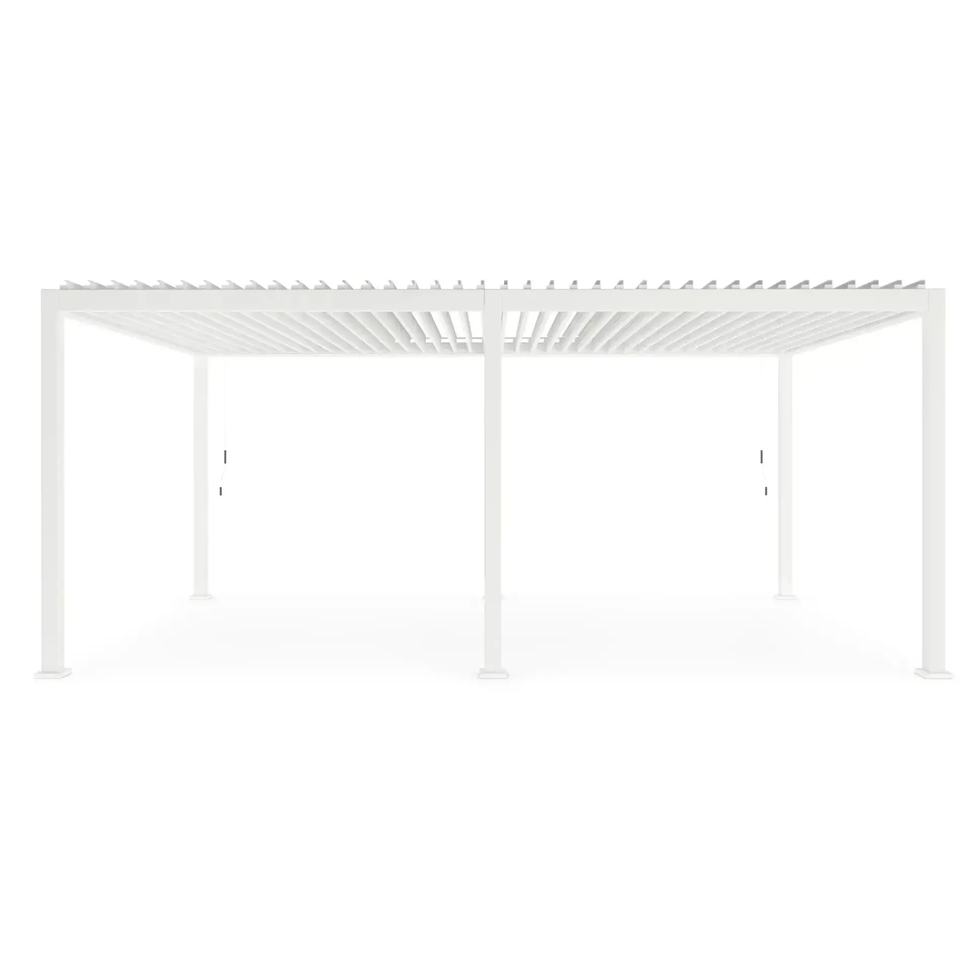 Zadaszenie tarasu - pergola OCEAN 600x360 Bizzotto białe aluminium