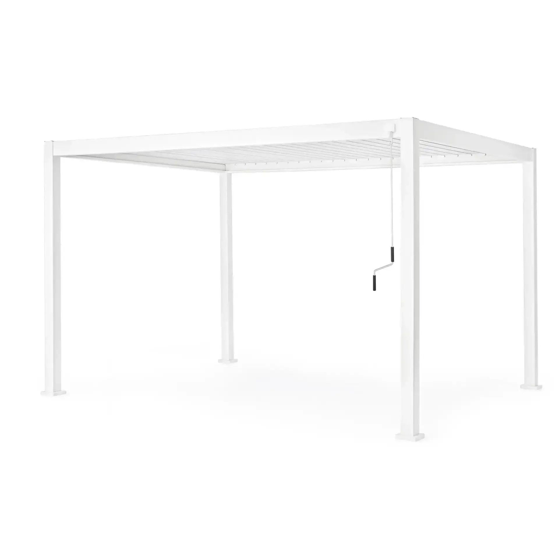 Pergola ogrodowa OCEAN 400x300 Bizzotto biała aluminium
