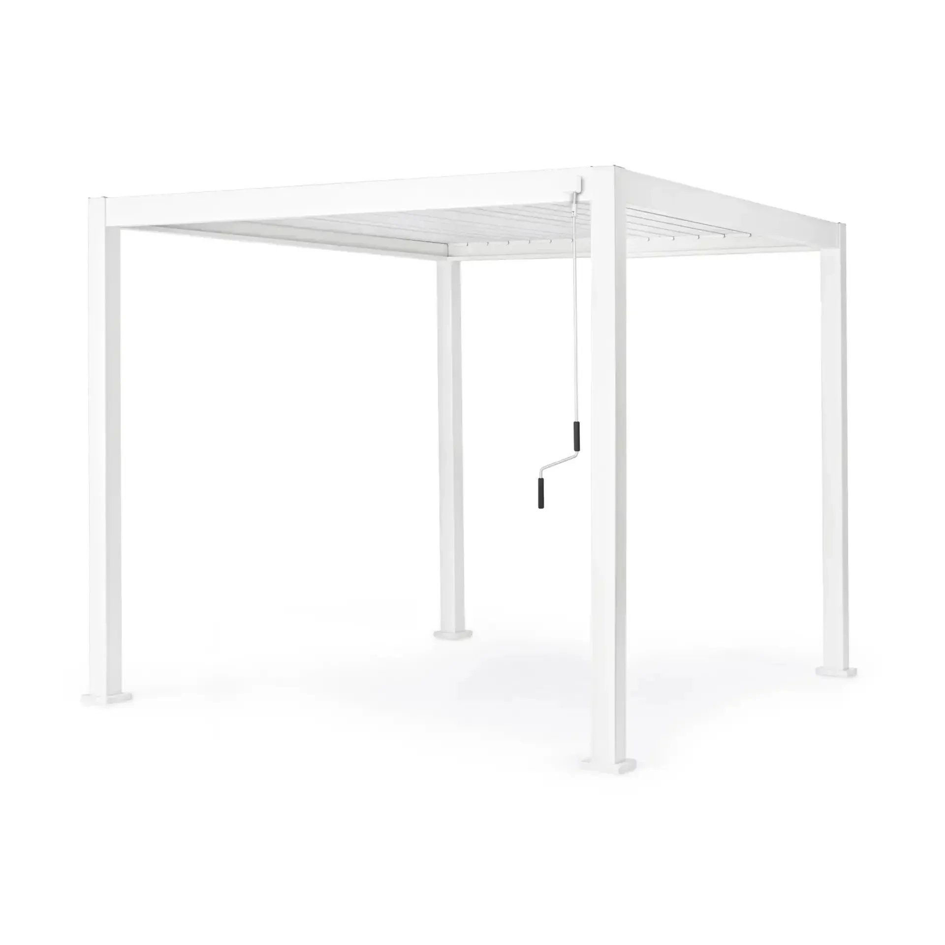 Pergola ogrodowa OCEAN 300x300 Bizzotto biała aluminium