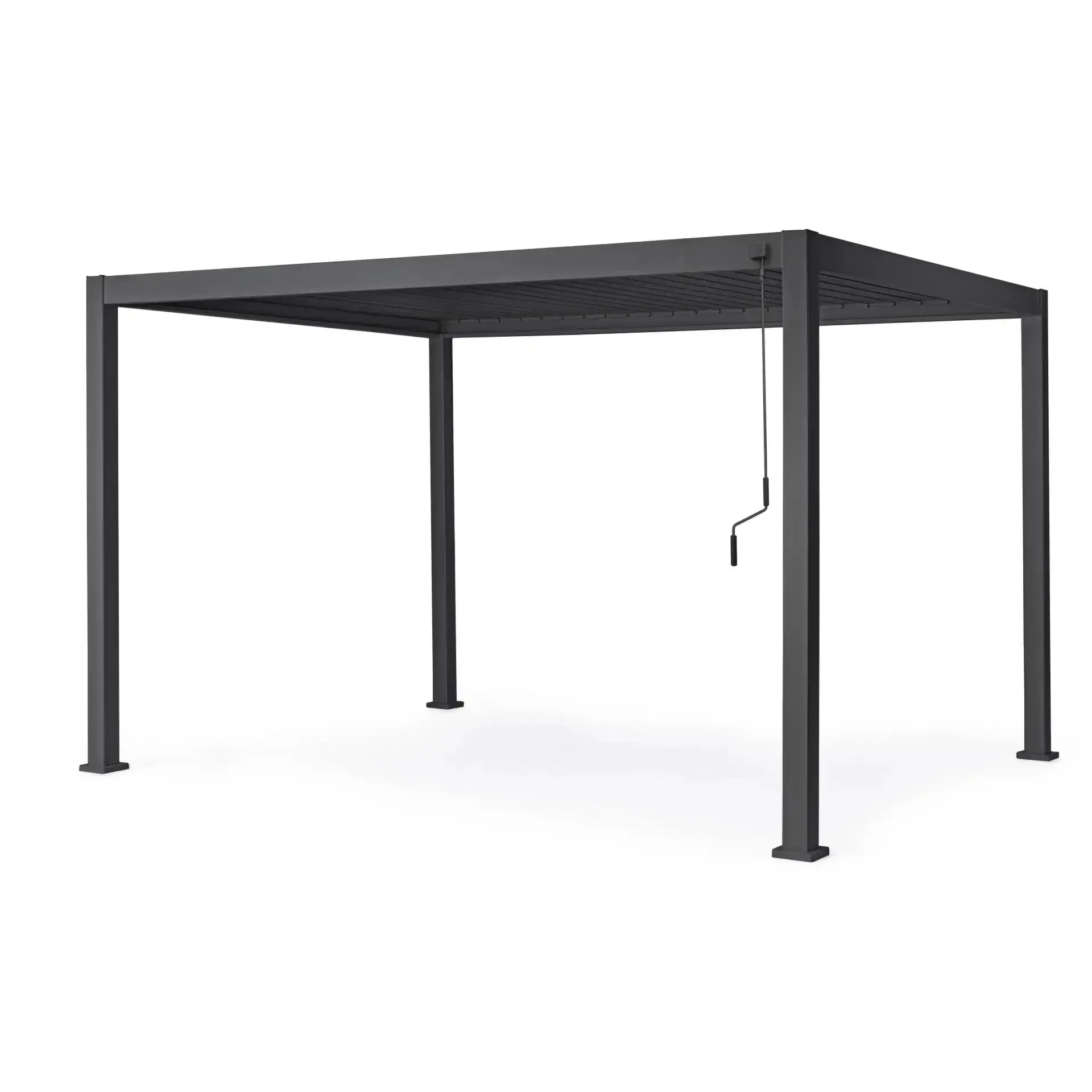 Pergola ogrodowa OCEAN 400x300 Bizzotto antracytowa aluminium