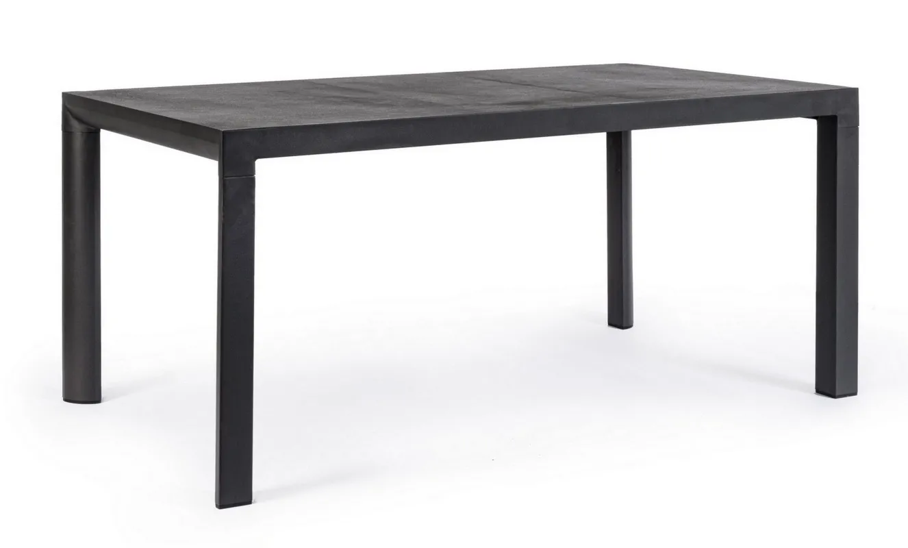 Stół ogrodowy Mason JX55 160x90 - antracytowy  ceramika