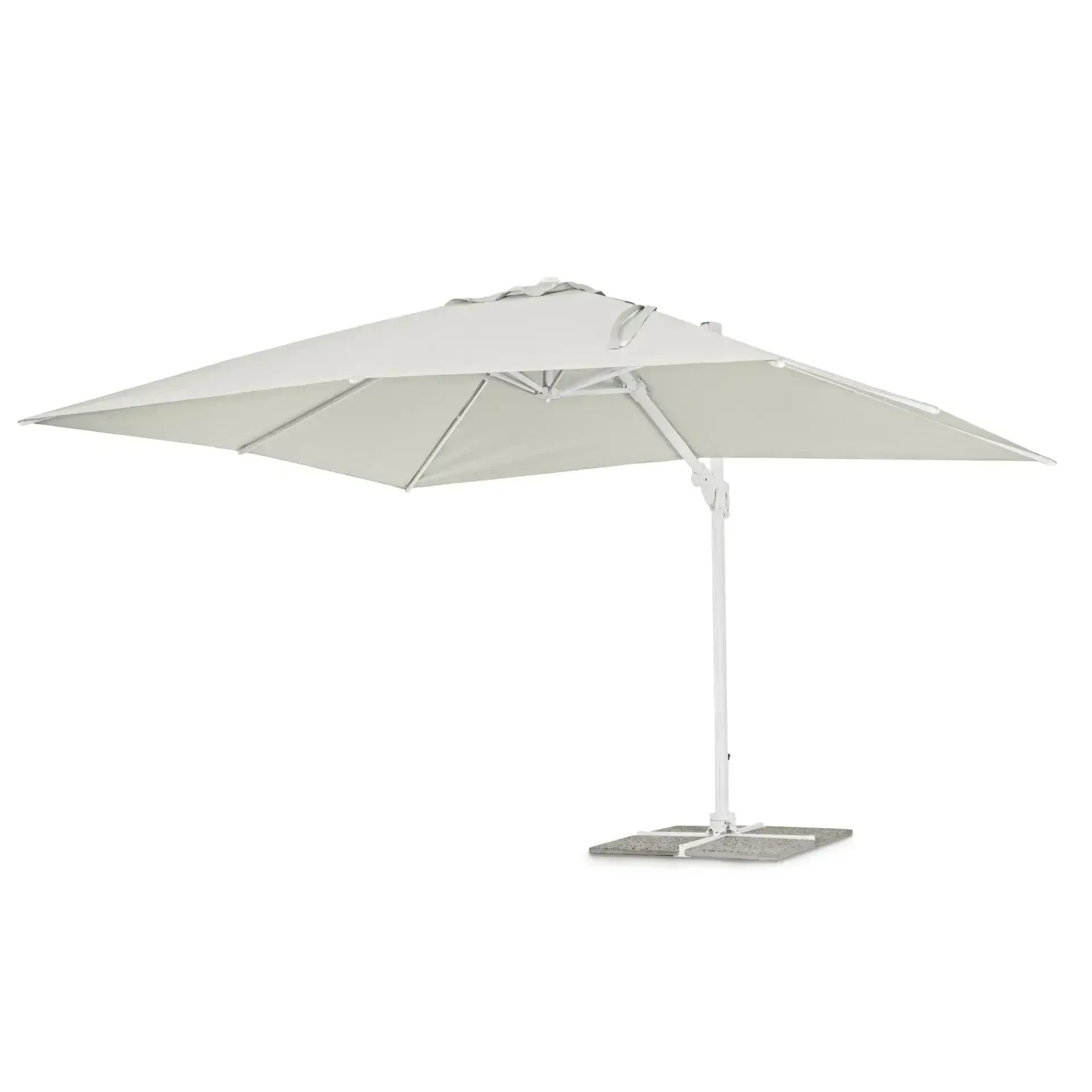 Parasol ogrodowy EDEN 400x300 Bizzotto biały aluminium