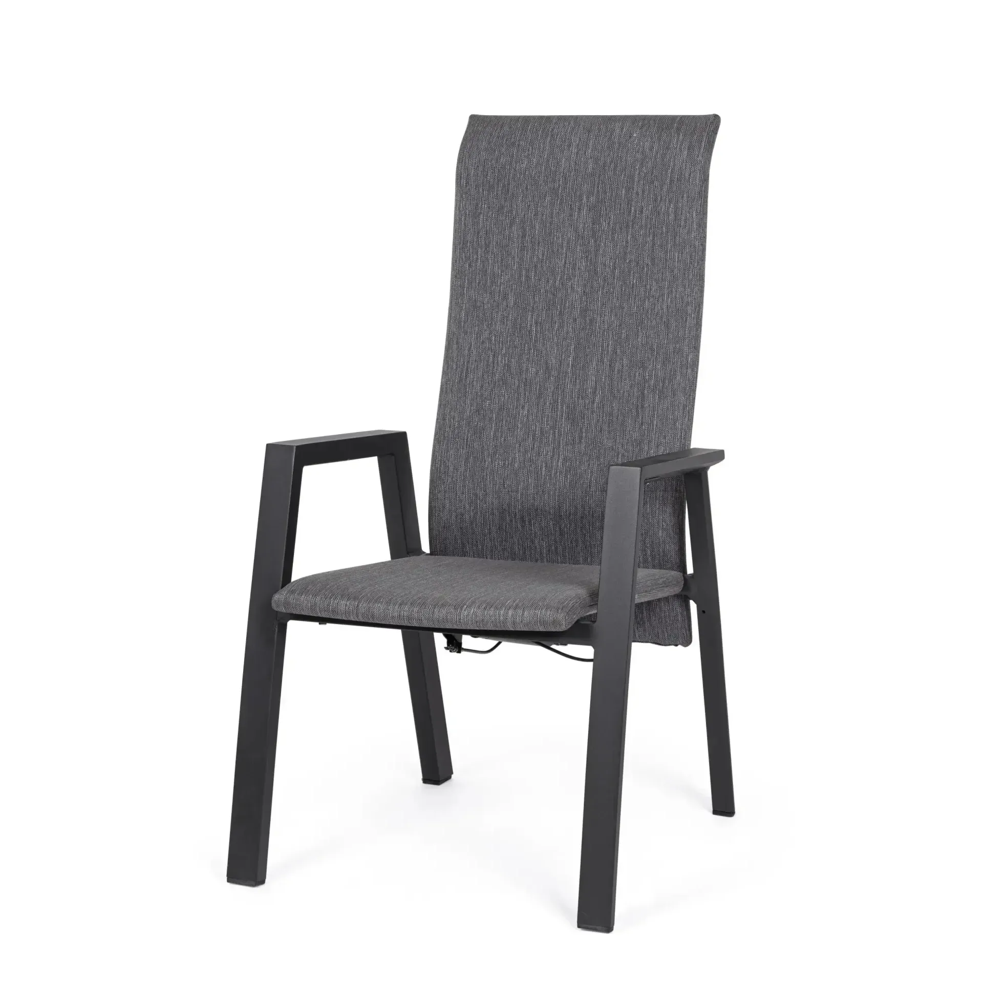 Krzesło ogrodowe ETHAN 59,5x72 Bizzotto antracytowe aluminium