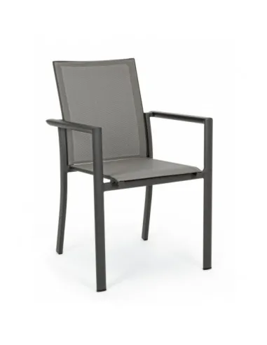Krzesło ogrodowe Konnor CX23 antracytowe Textilene