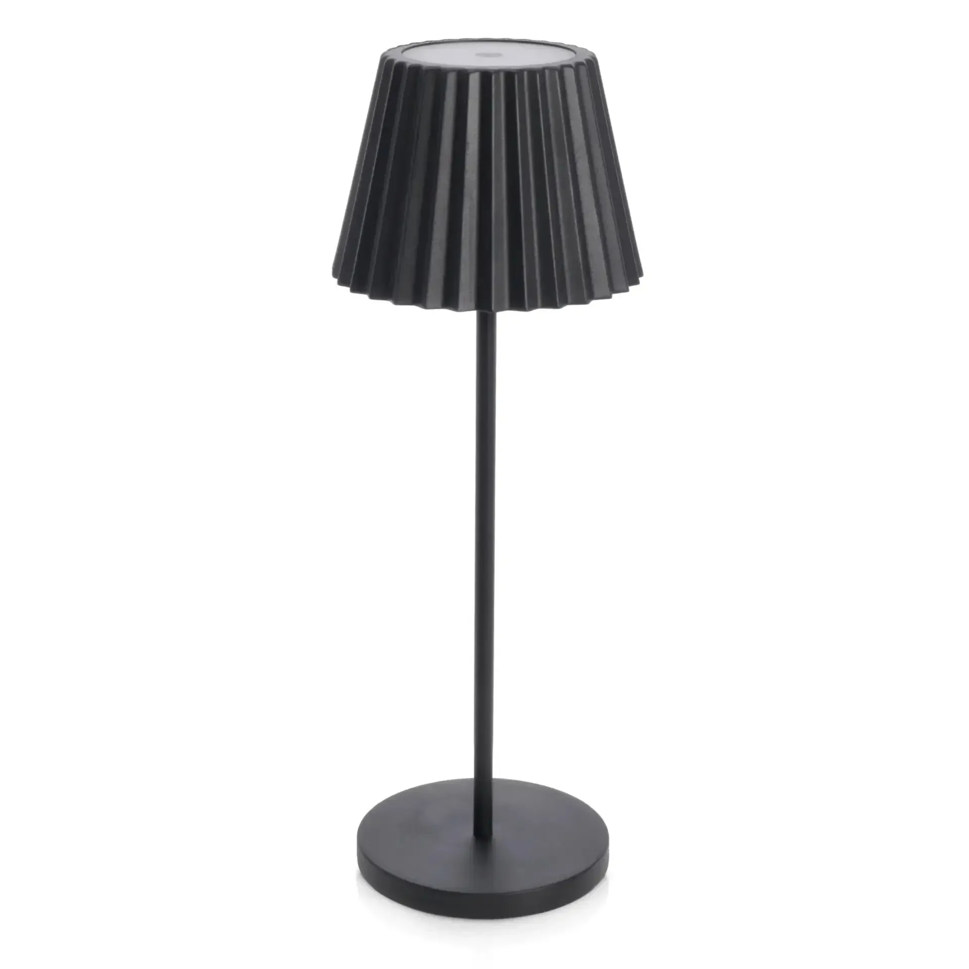 Lampka LED na stolik ARTIKA Ø12,5 Bizzotto czarna metalowa