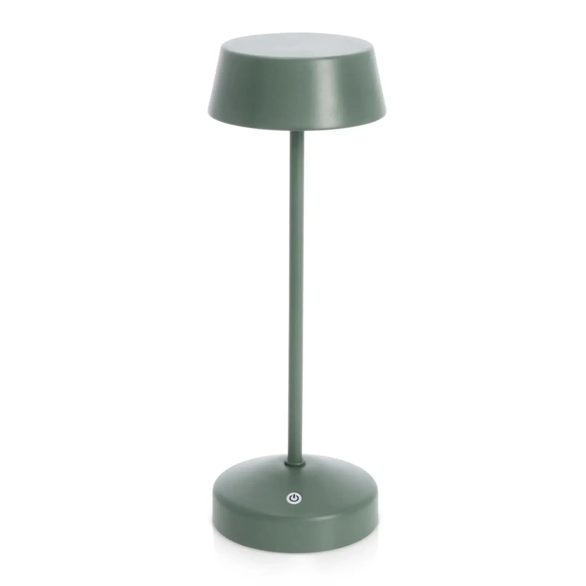 Lampka LED na stolik ESPRIT Ø11 Bizzotto zielona metalowa