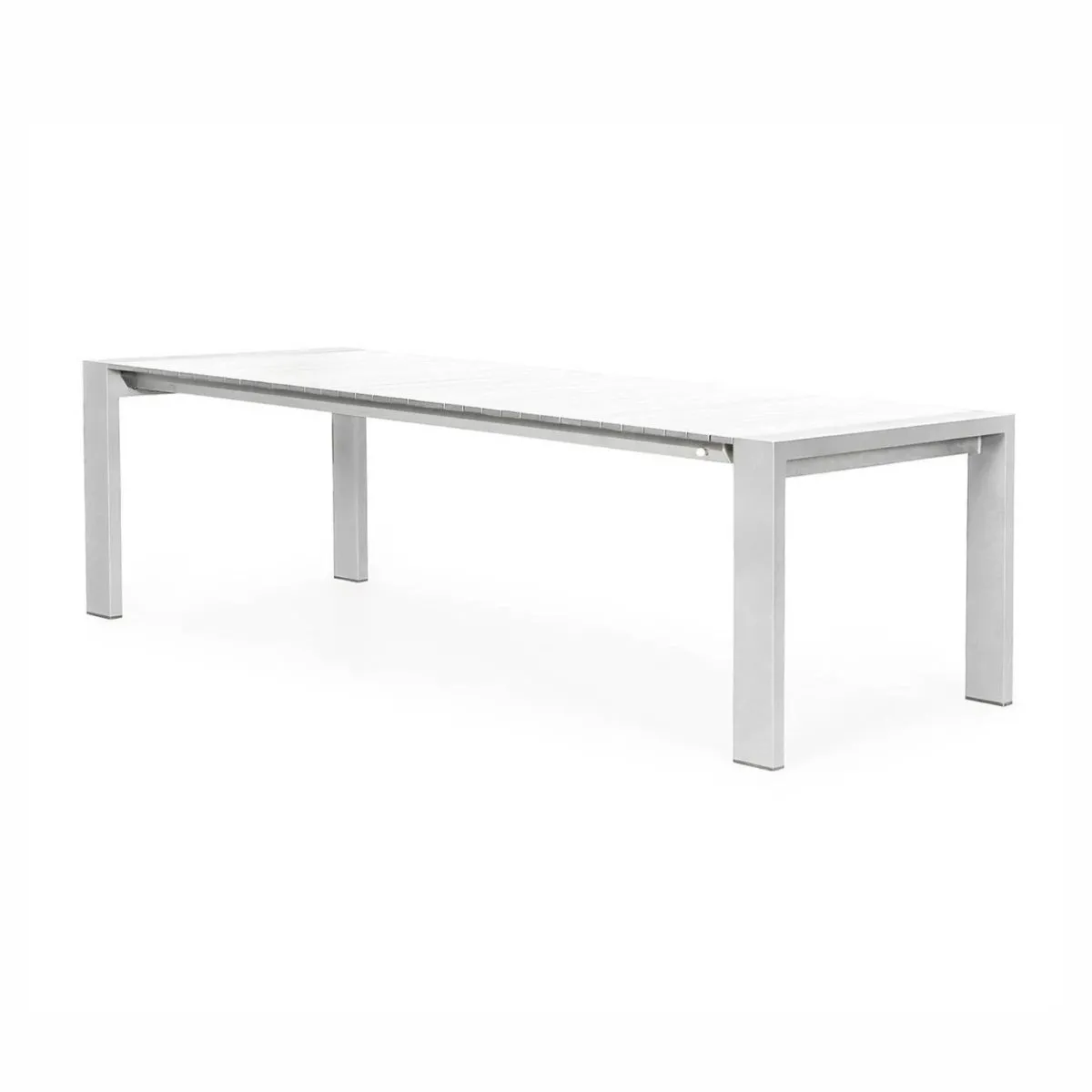 Stół ogrodowy rozkładany aluminiowy RIALTO 265 cm biały