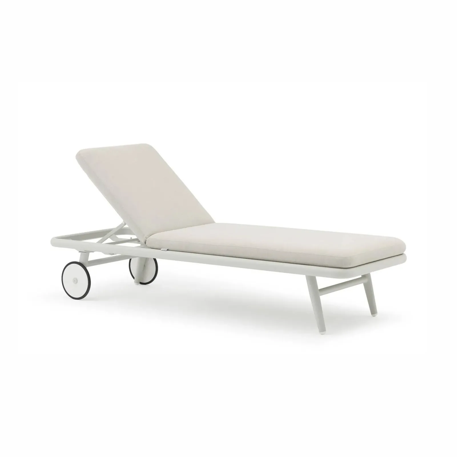 Leżak ogrodowy SCOOP  80x203 Couture Jardin jasnoszary aluminium