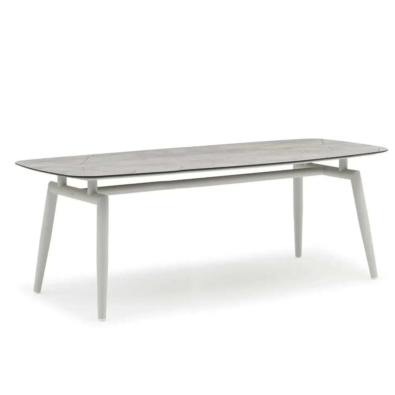 Stół ogrodowy SCOOP 180x91 Couture Jardin jasnoszary aluminium