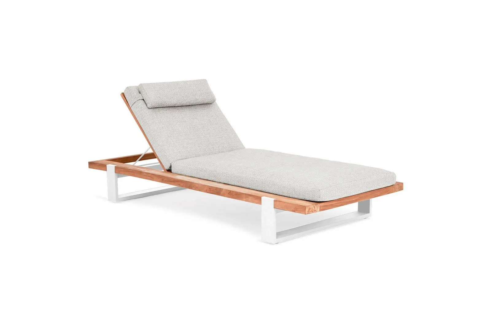 Leżak ogrodowy NARDO   Suns biały