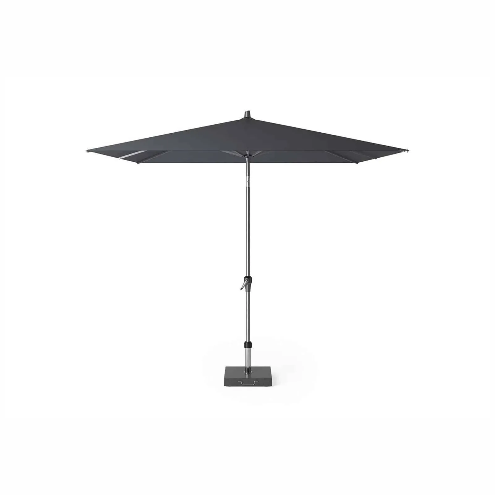 Parasol ogrodowy kwadratowy RIVA 2,5x2,5 m PLATINUM antracytowy