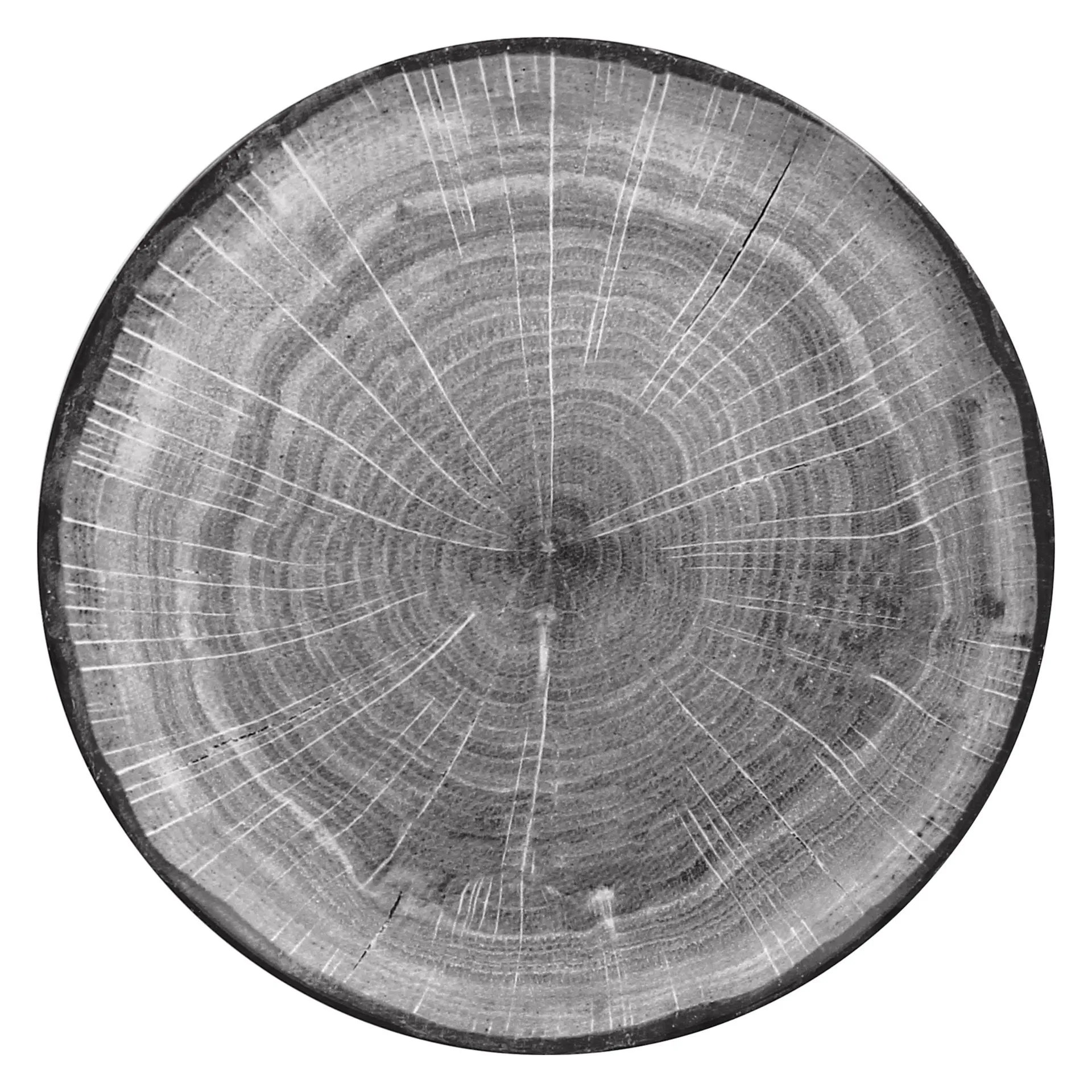 Woodart talerz płaski szary 24 cm RAK