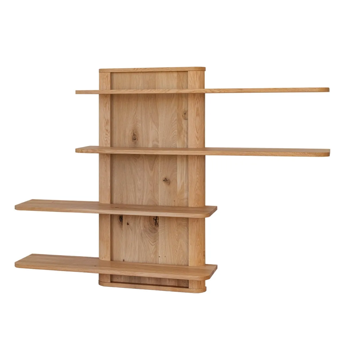 Półki wiszące dębowe Divisione