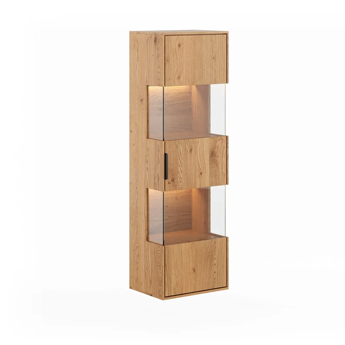 Witryna dębowa wisząca 1D Tirano