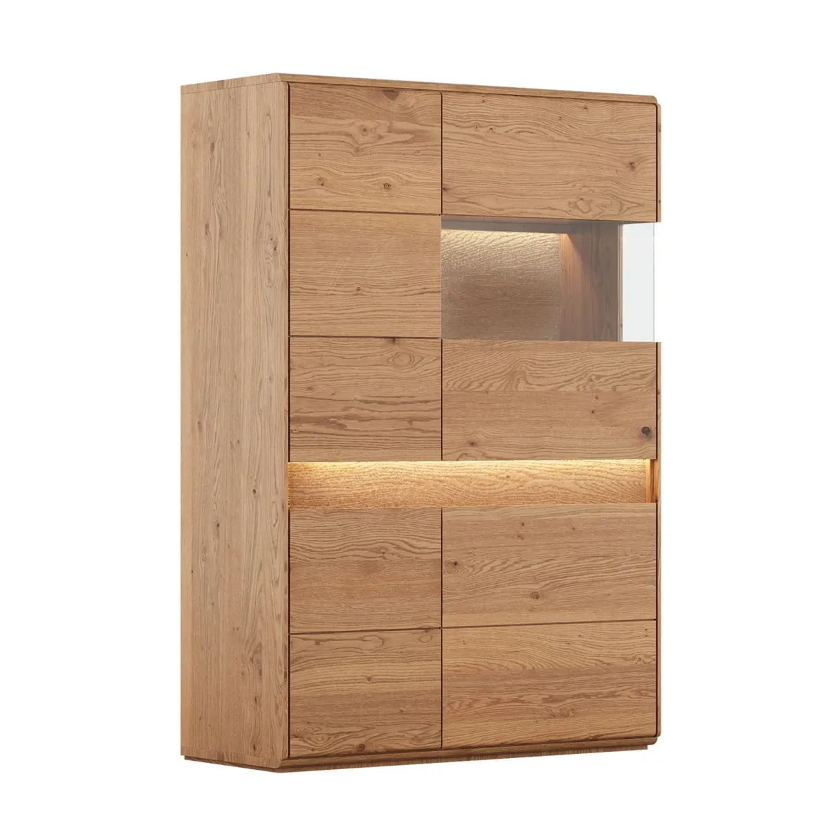 Witryna 2D niska prawa dębowa Divisione