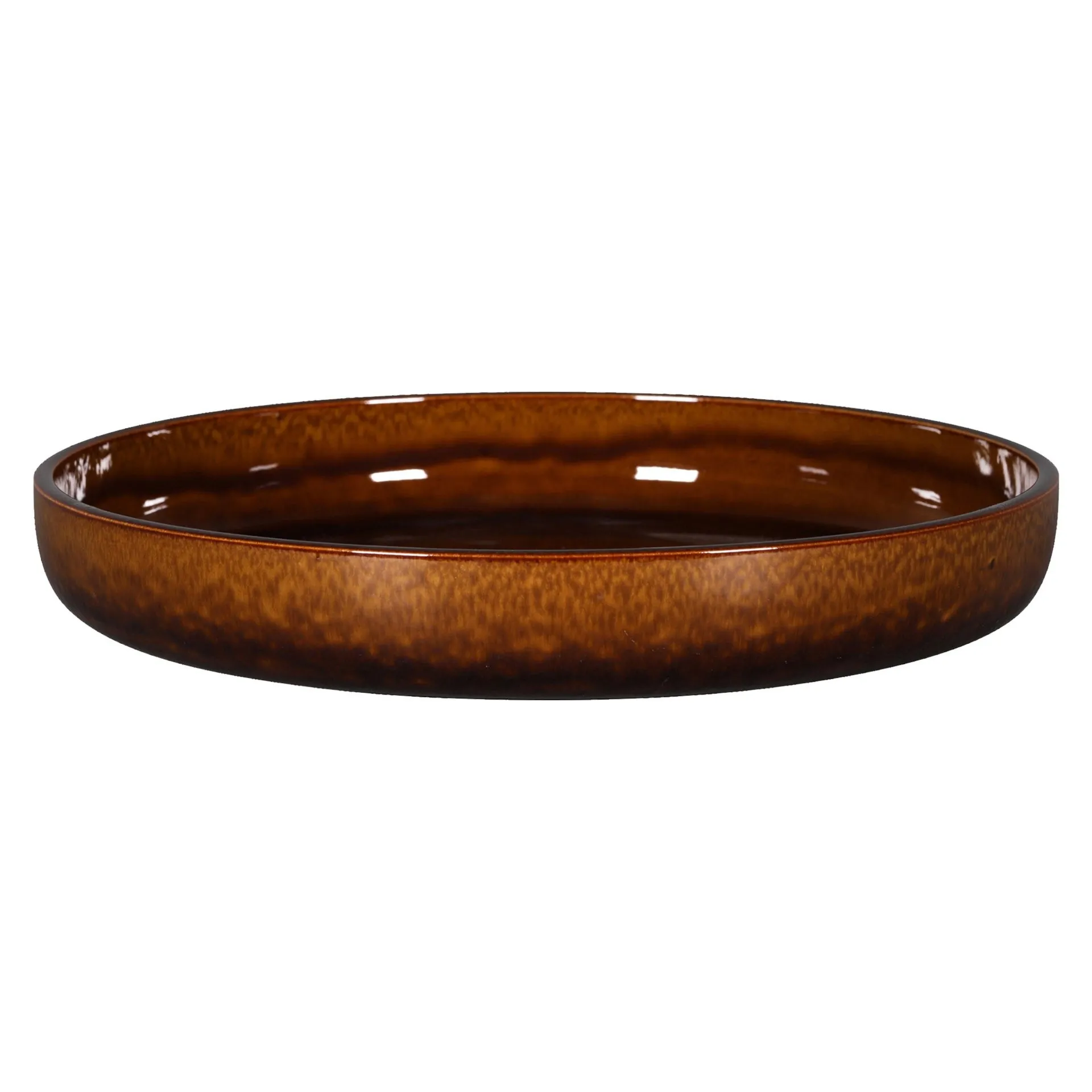 STONE Talerz głęboki 29,5 cm bursztynowy RAK