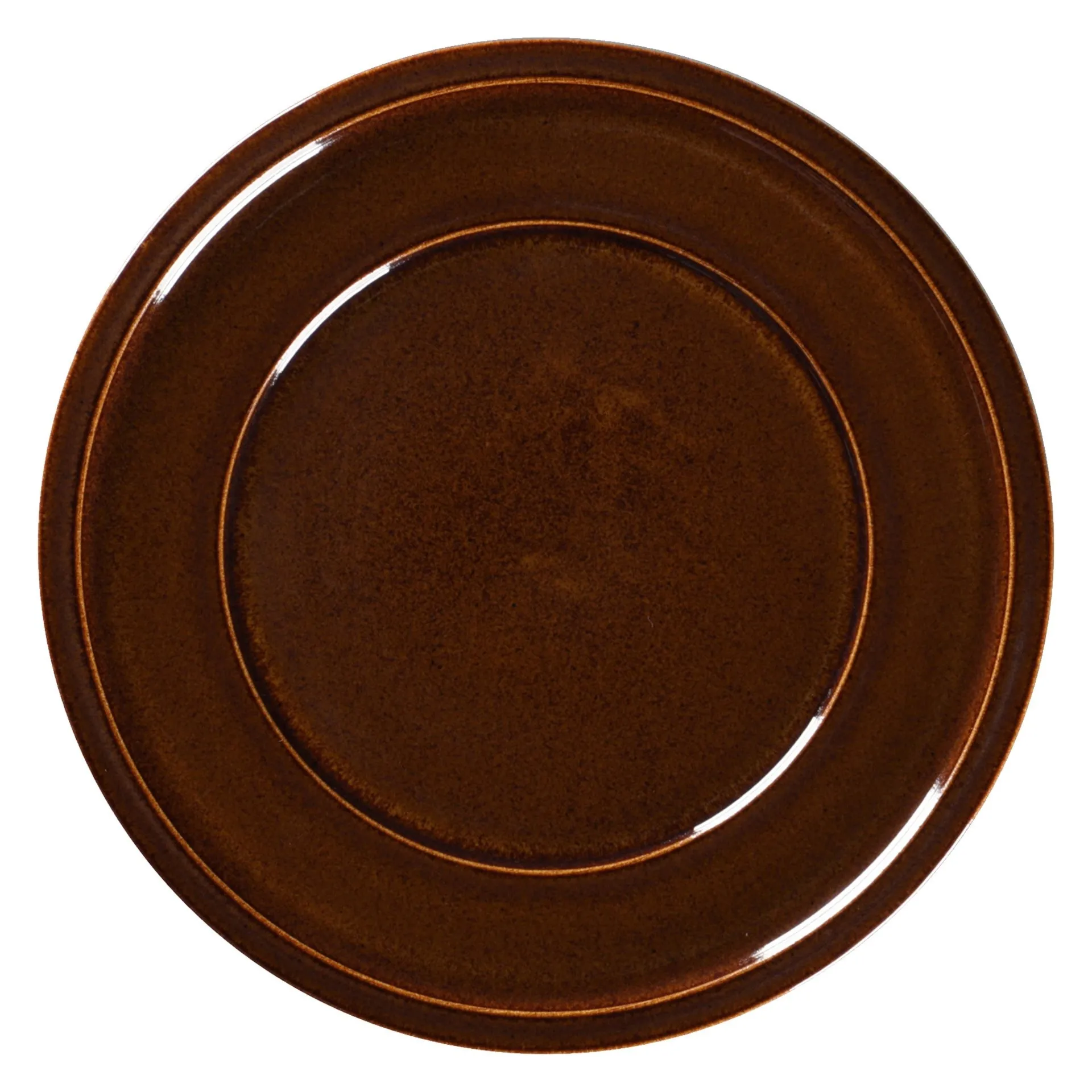 STONE Talerz płaski 24 cm bursztynowy RAK