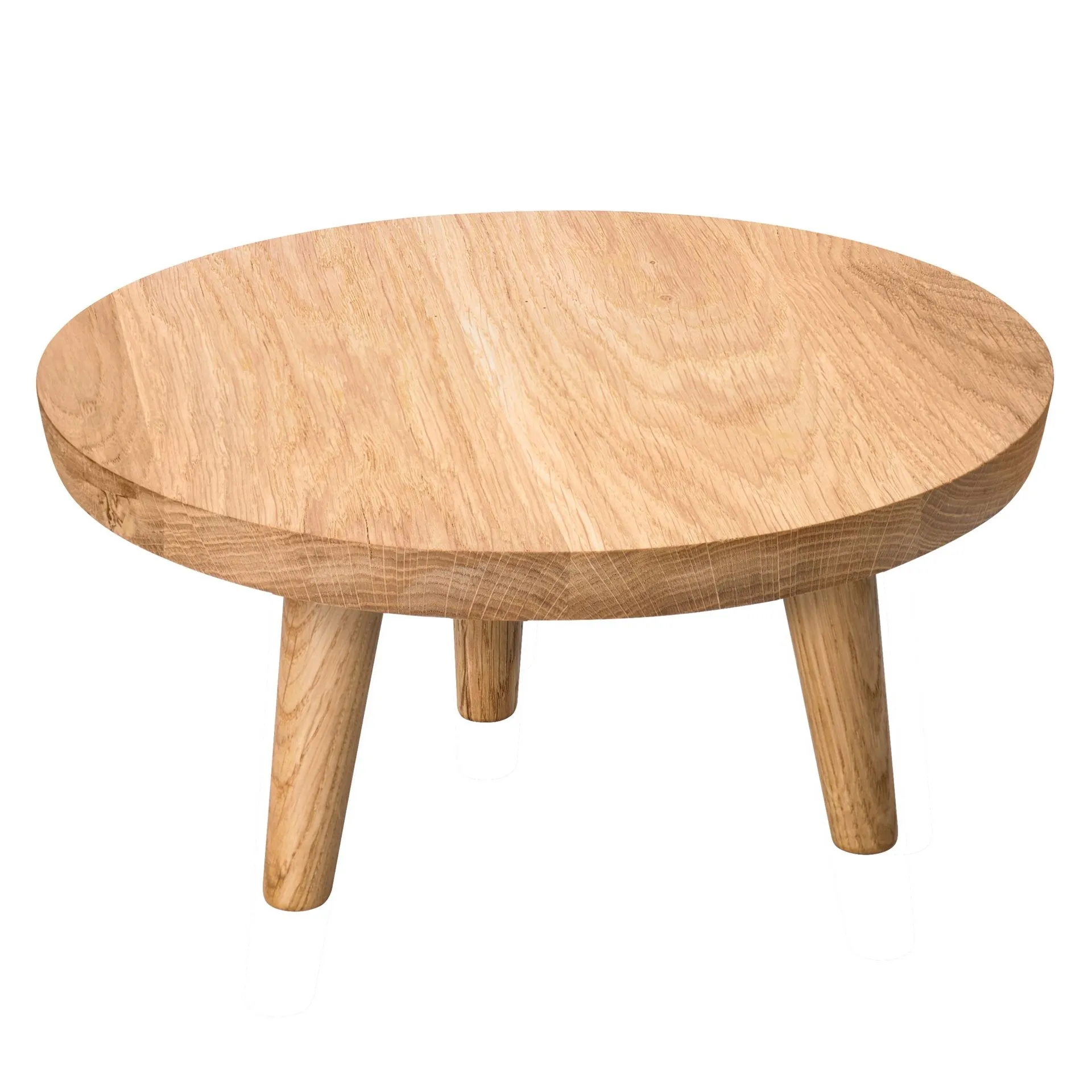 Podstawa dębowa okrągła niska, śr. 28 cm VERLO