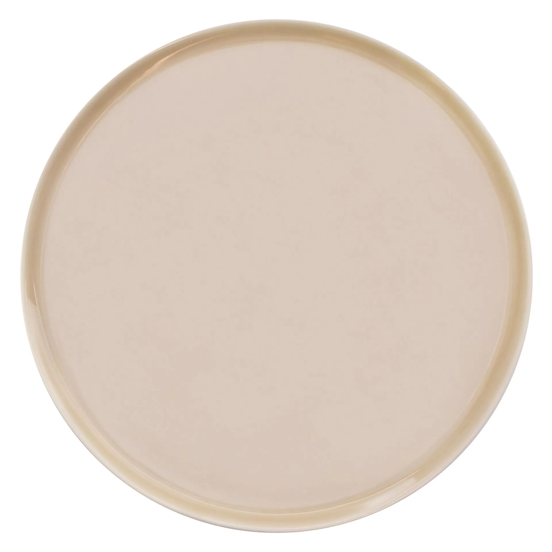 ETER Talerz płaski okrągły 20 cm, beżowy VERLO