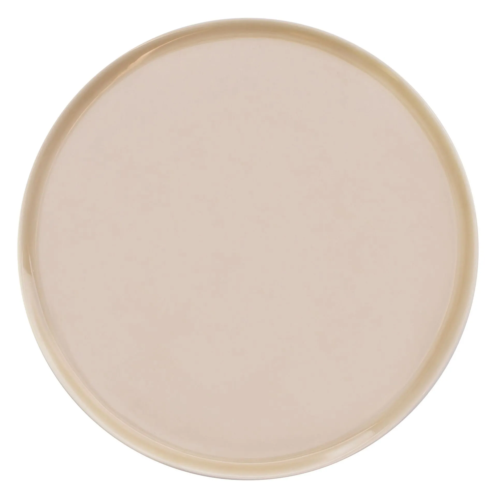 ETER Talerz płaski okrągły 28 cm, beżowy VERLO
