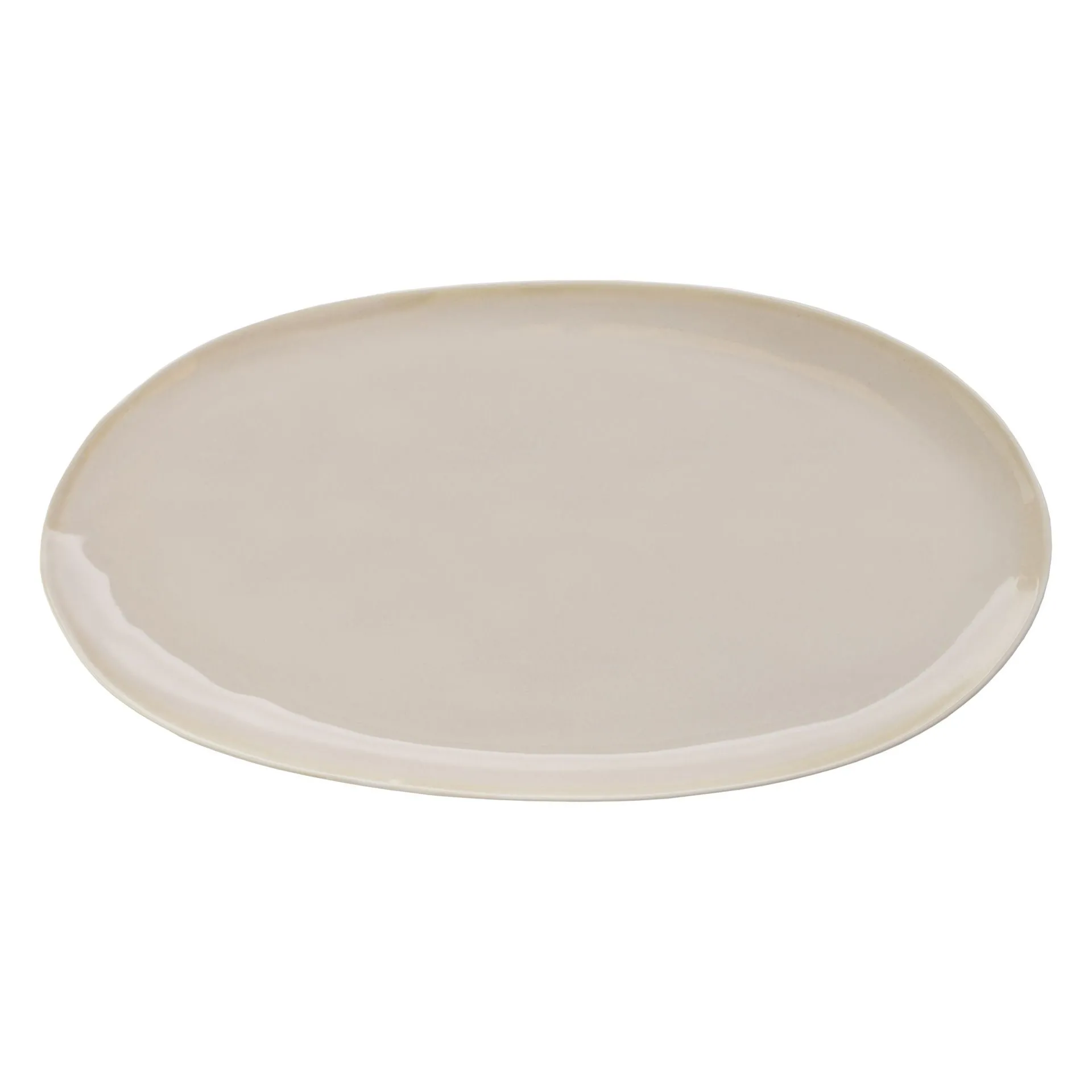 ETER Talerz owalny 34,5x15 cm, beżowy VERLO