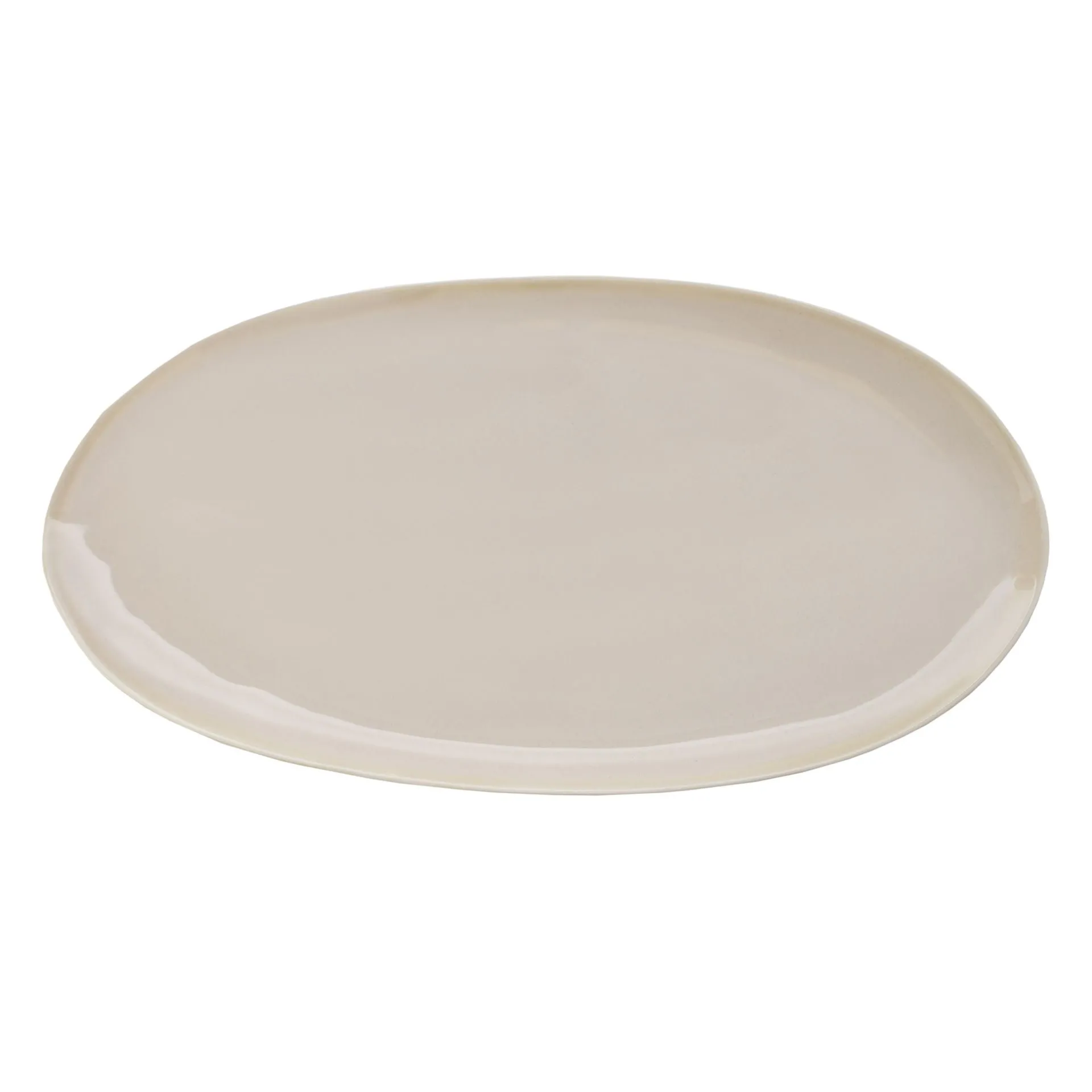 ETER Talerz owalny 43x22,5 cm, beżowy VERLO