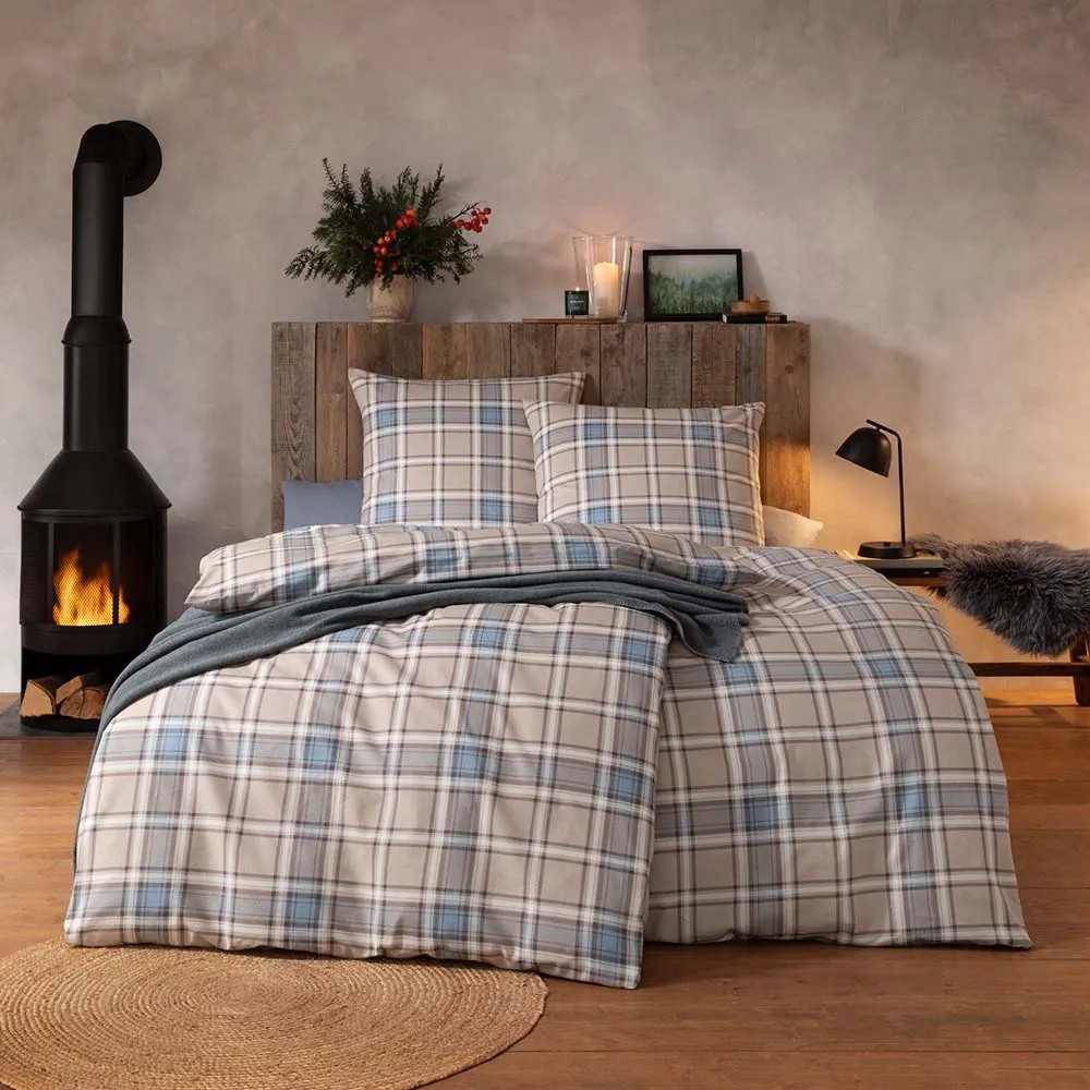 Pościel Estella 4448/200 Quirin Flanela 160x200cm 3 części