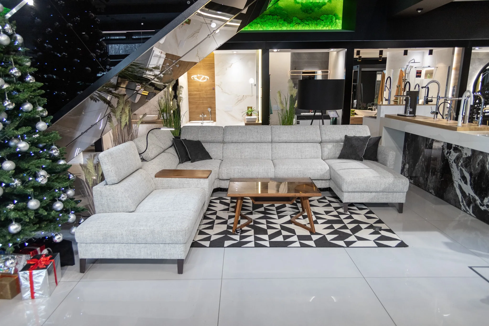 Narożnik Tulipano Vero z funkcją spania - wyprzedaż ekspozycji Homms