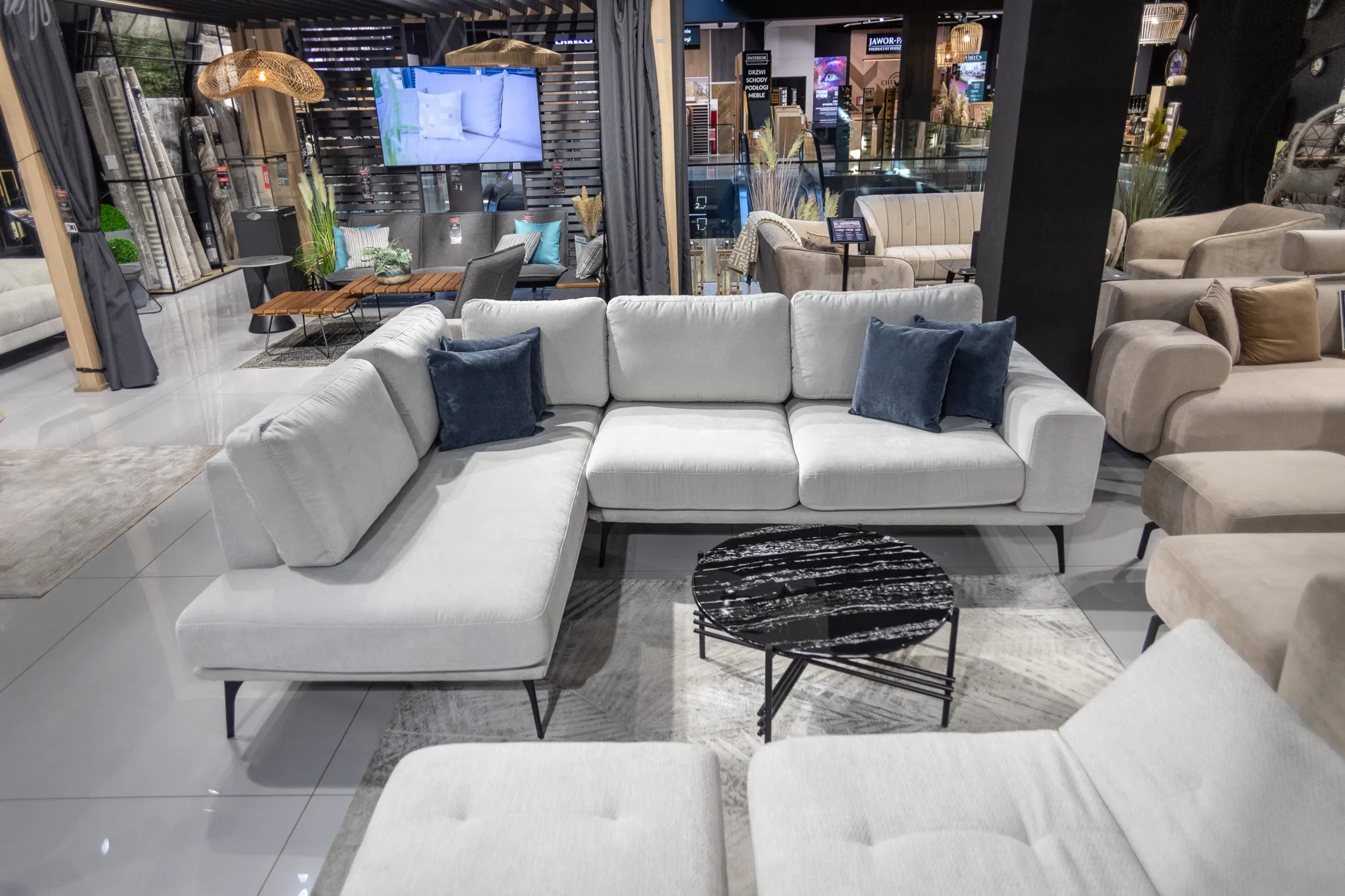 Nowoczesny narożnik Vigo - wyprzedaż ekspozycji Homms