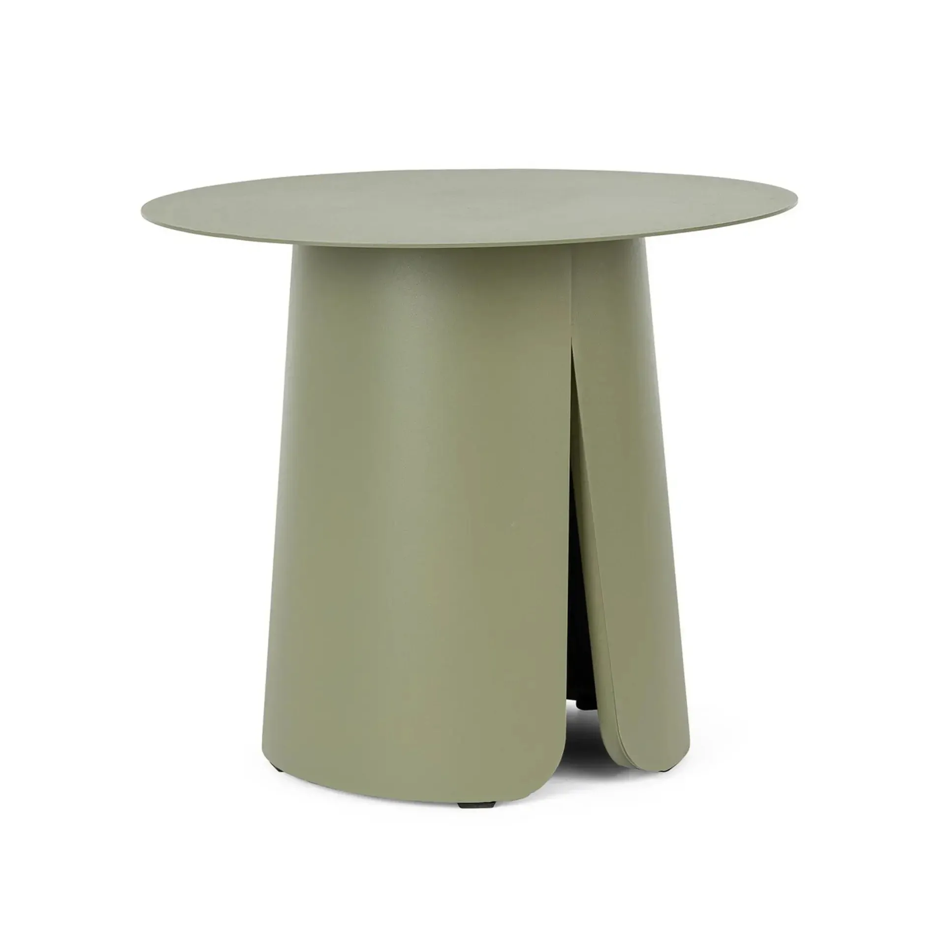 Bolzano Biana Stolik Ø45 zielony aluminium