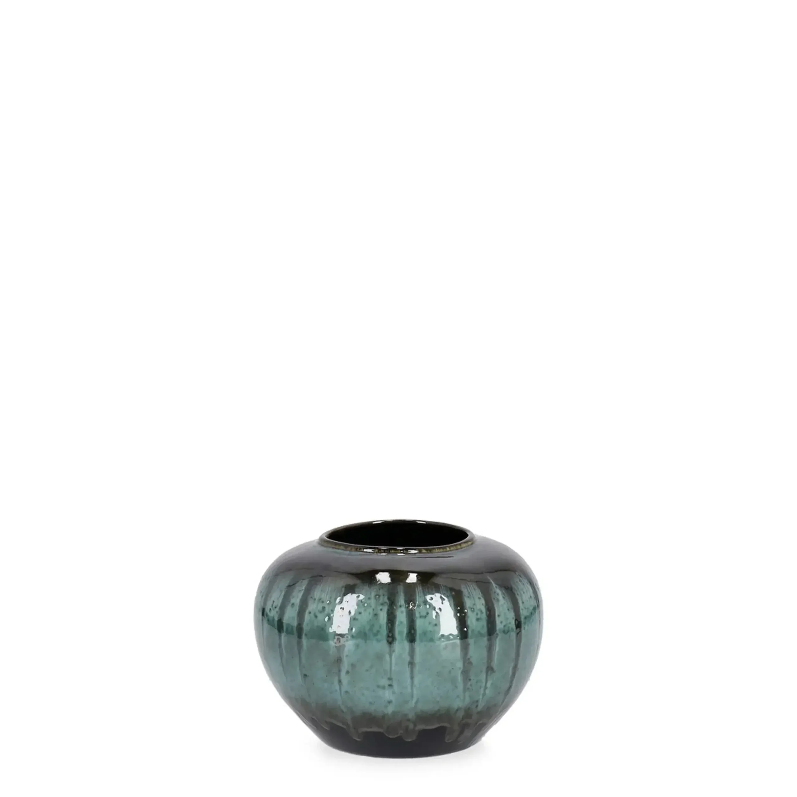 Bolzano Cristallo Wazon Ø25 niebieski ceramika