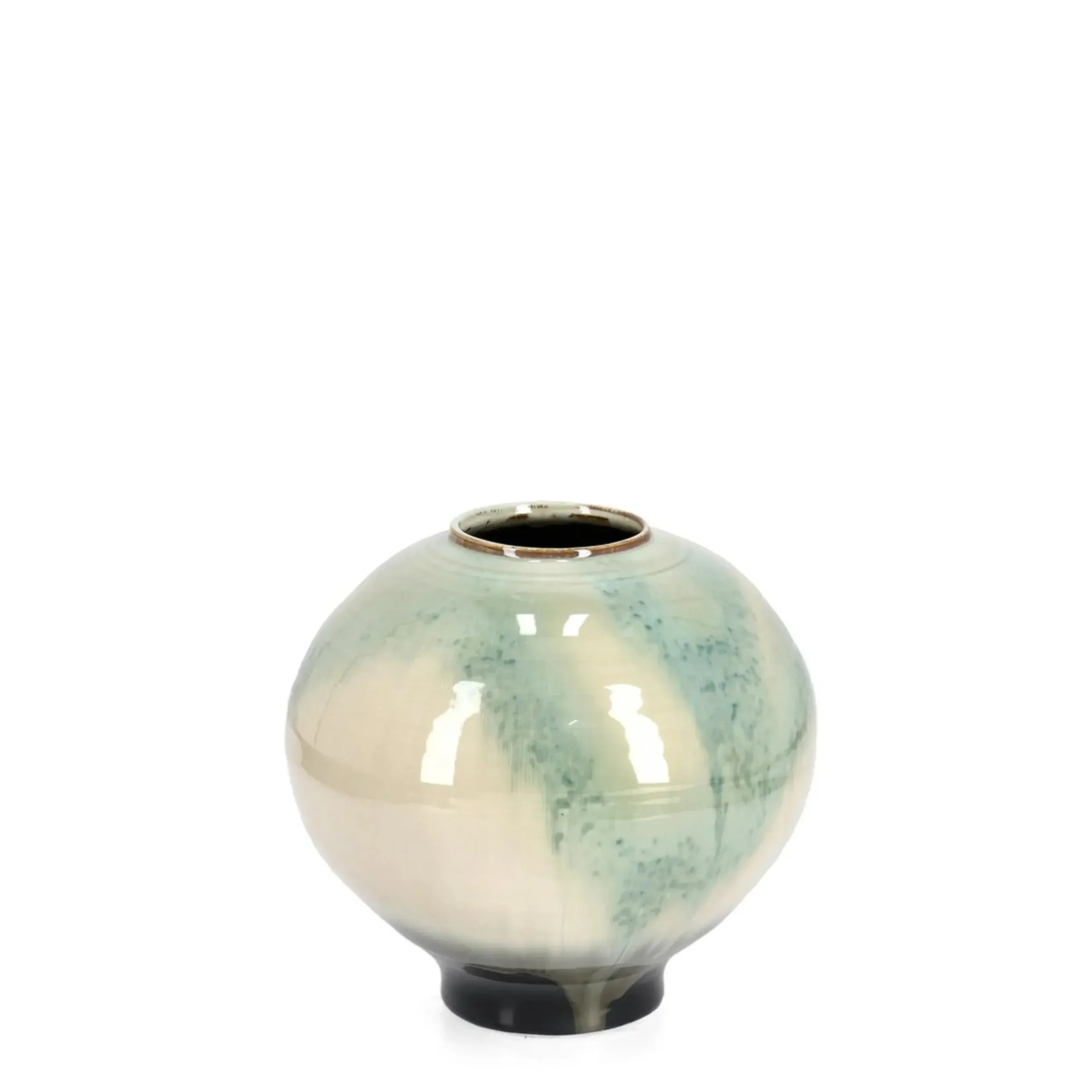 Bolzano Cristallo Wazon Ø30 beżowy terakota