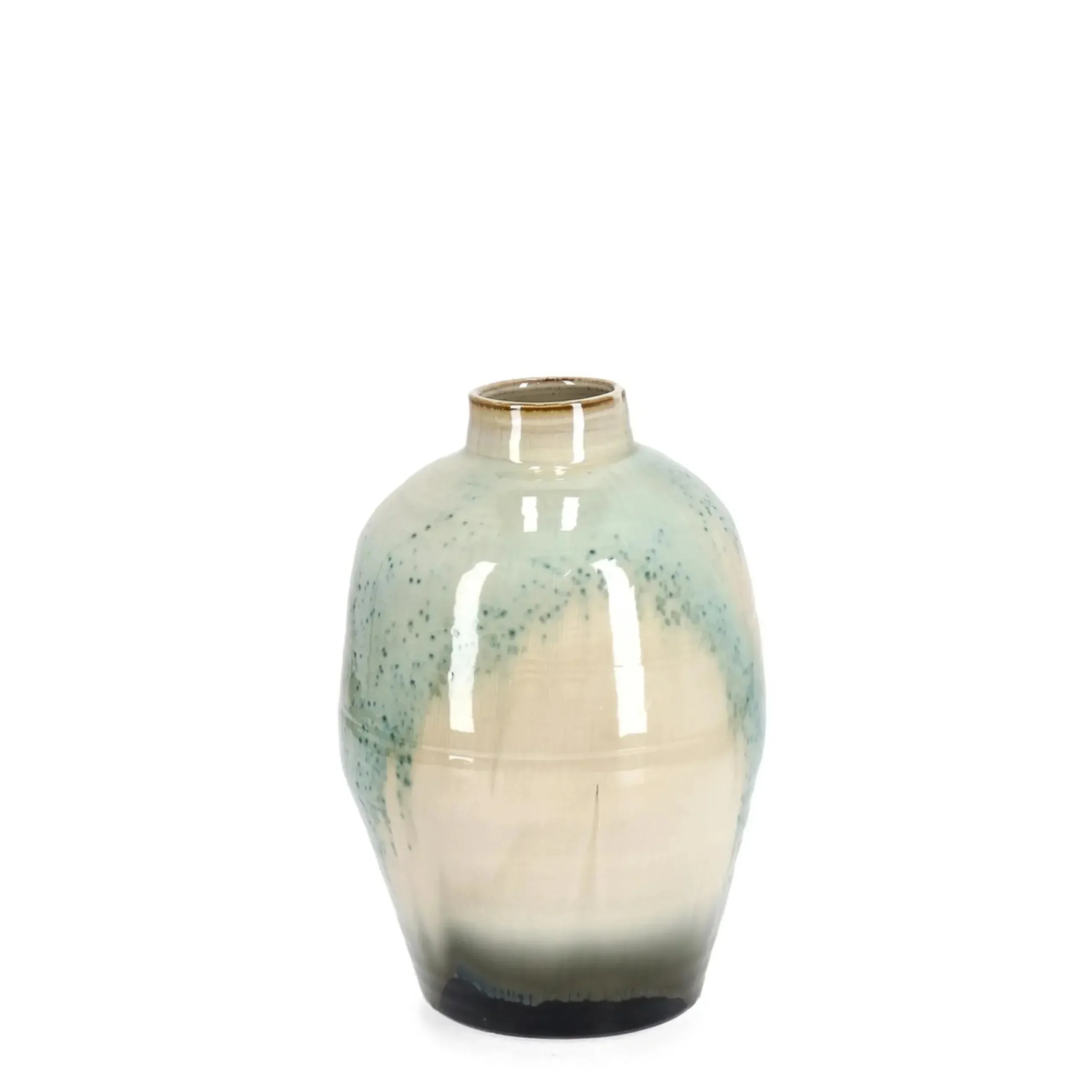 Bolzano Cristallo Wazon Ø22 biały terakota