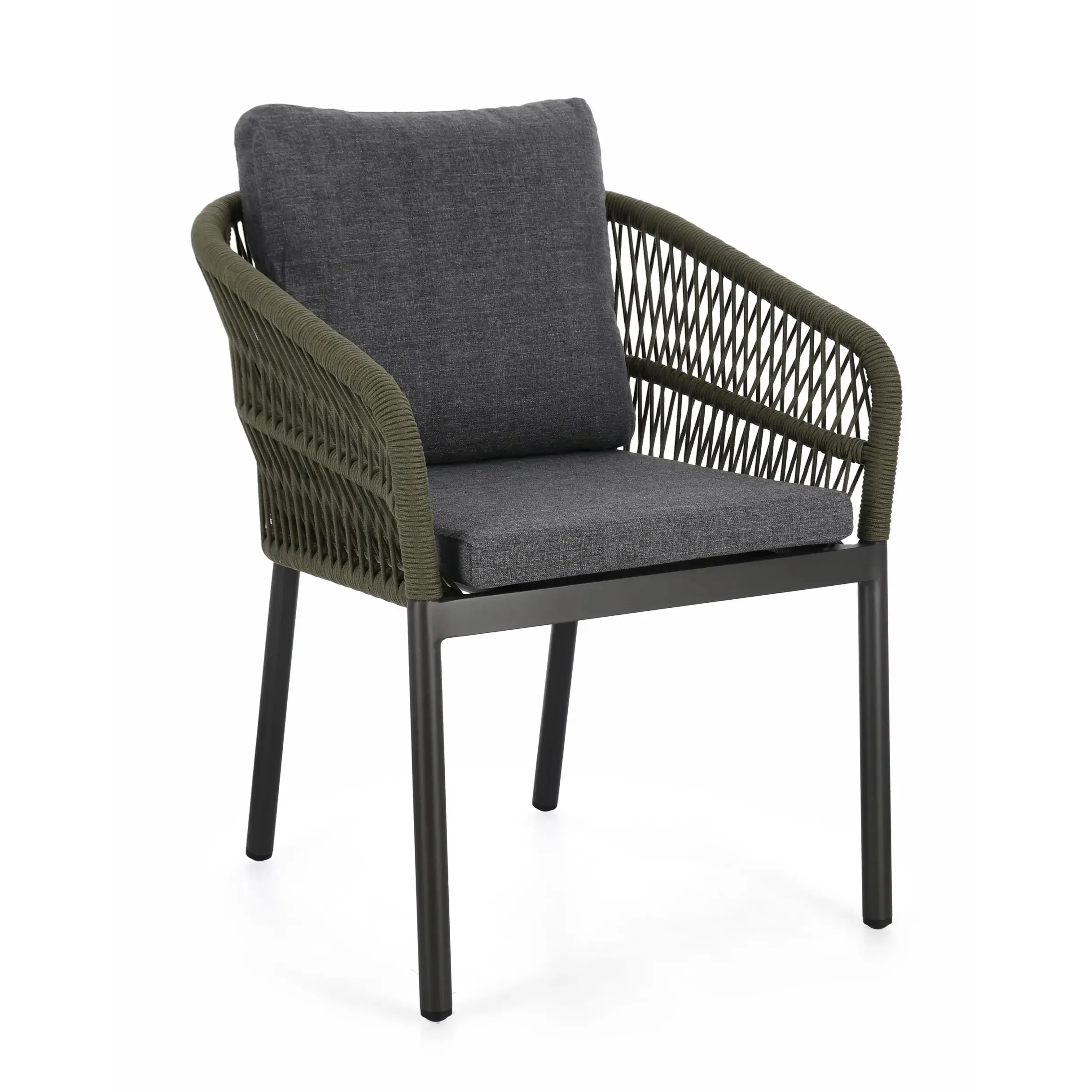 Bolzano Galla Krzesło ogrodowe 62x68 antracytowe aluminium