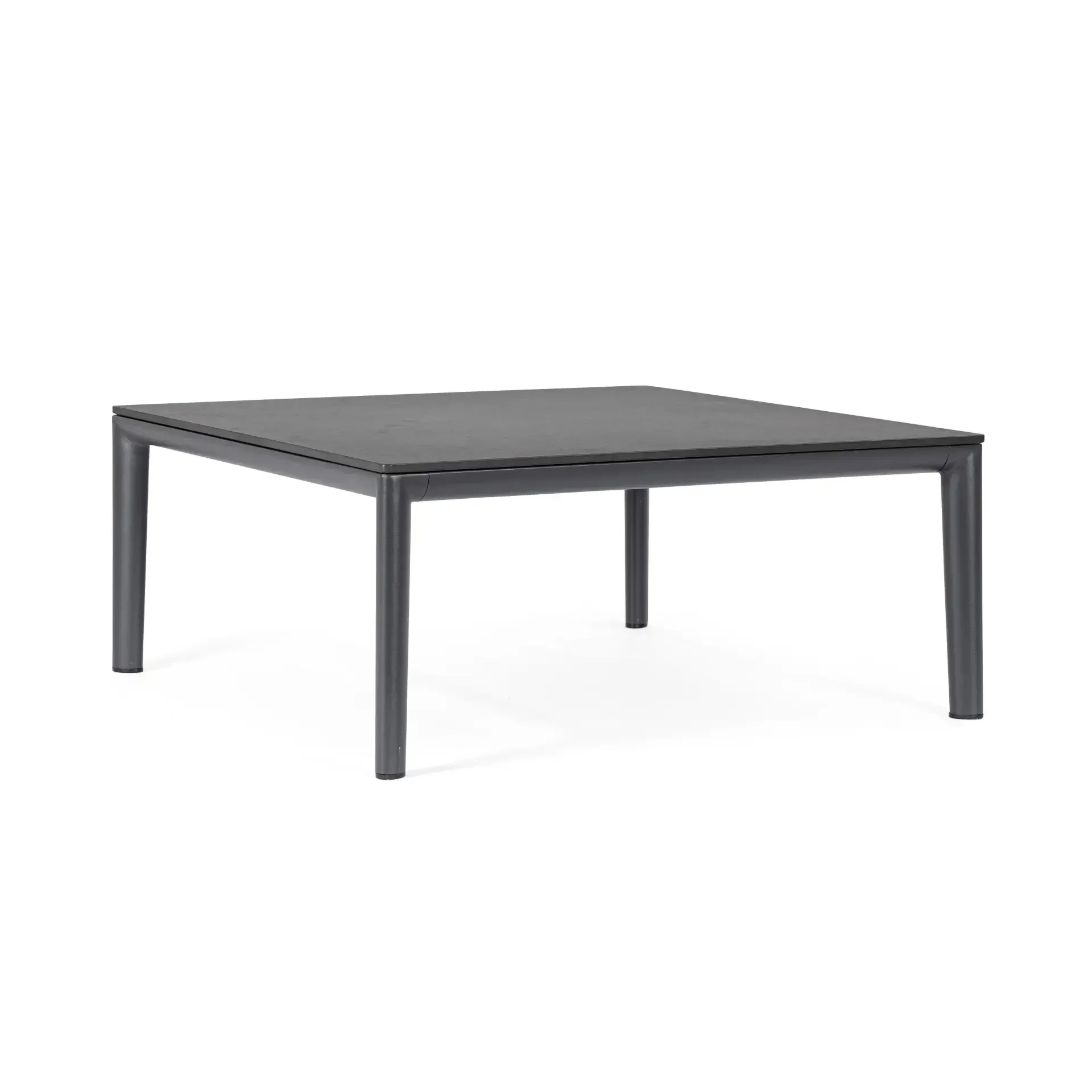 Bolzano Giacomo Stół ogrodowy 90x90 antracytowy aluminium - spiek