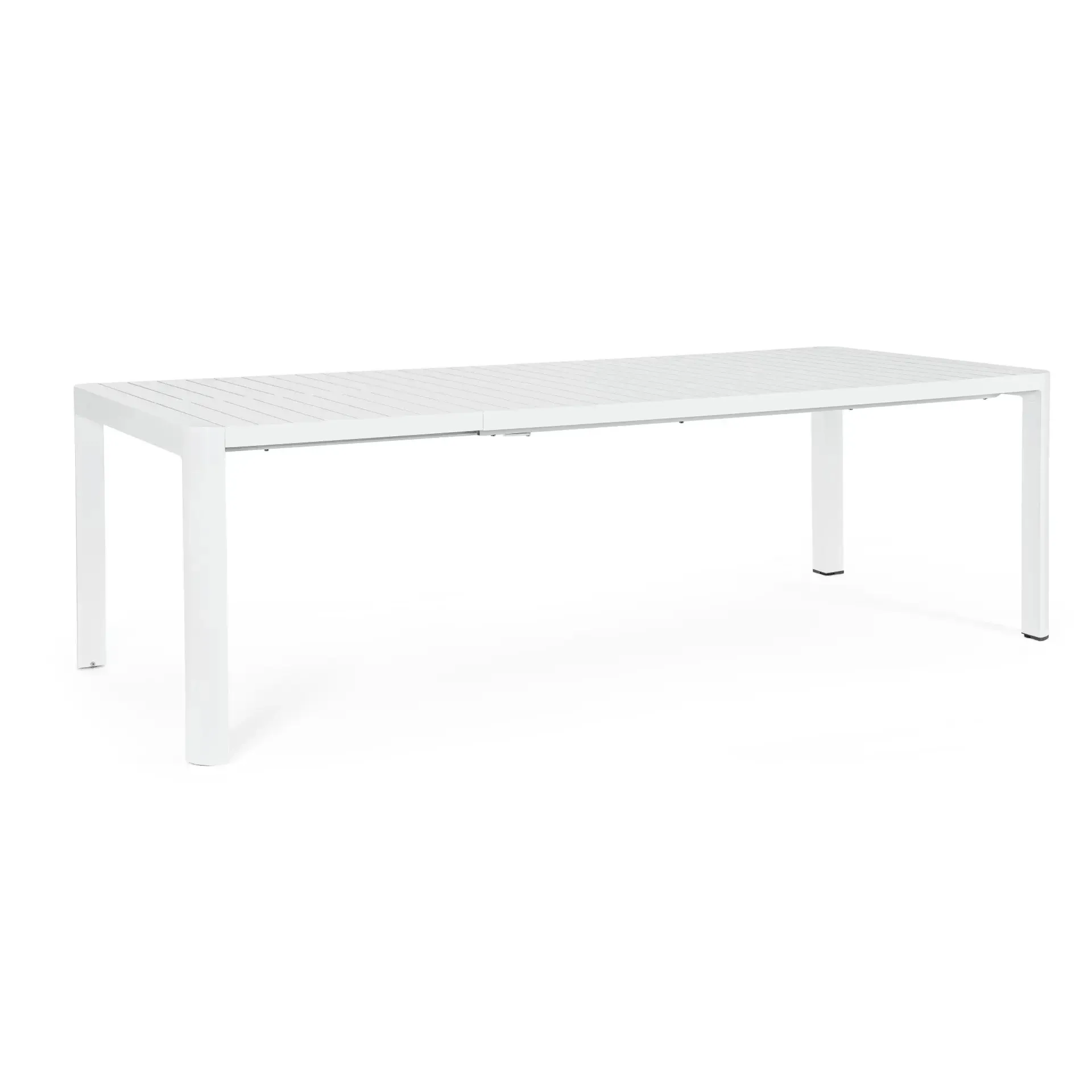 Bolzano Kastello Stół ogrodowy rozsuwany 180-240x100 biały aluminum