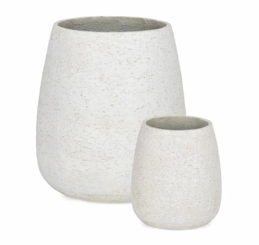 Bolzano Enrico Zestaw donic Ø28+Ø46 biały glina - włókno szklane