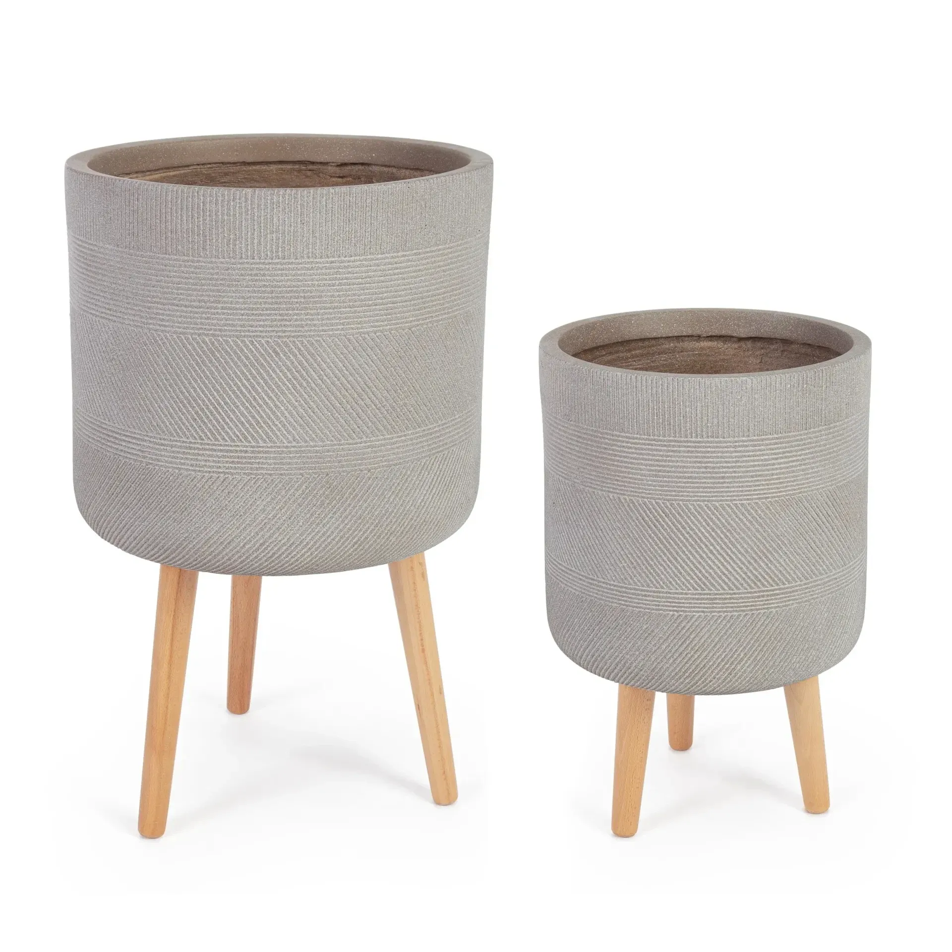 Bolzano Ruggero Zestaw donic Ø30+Ø37 szare włókno