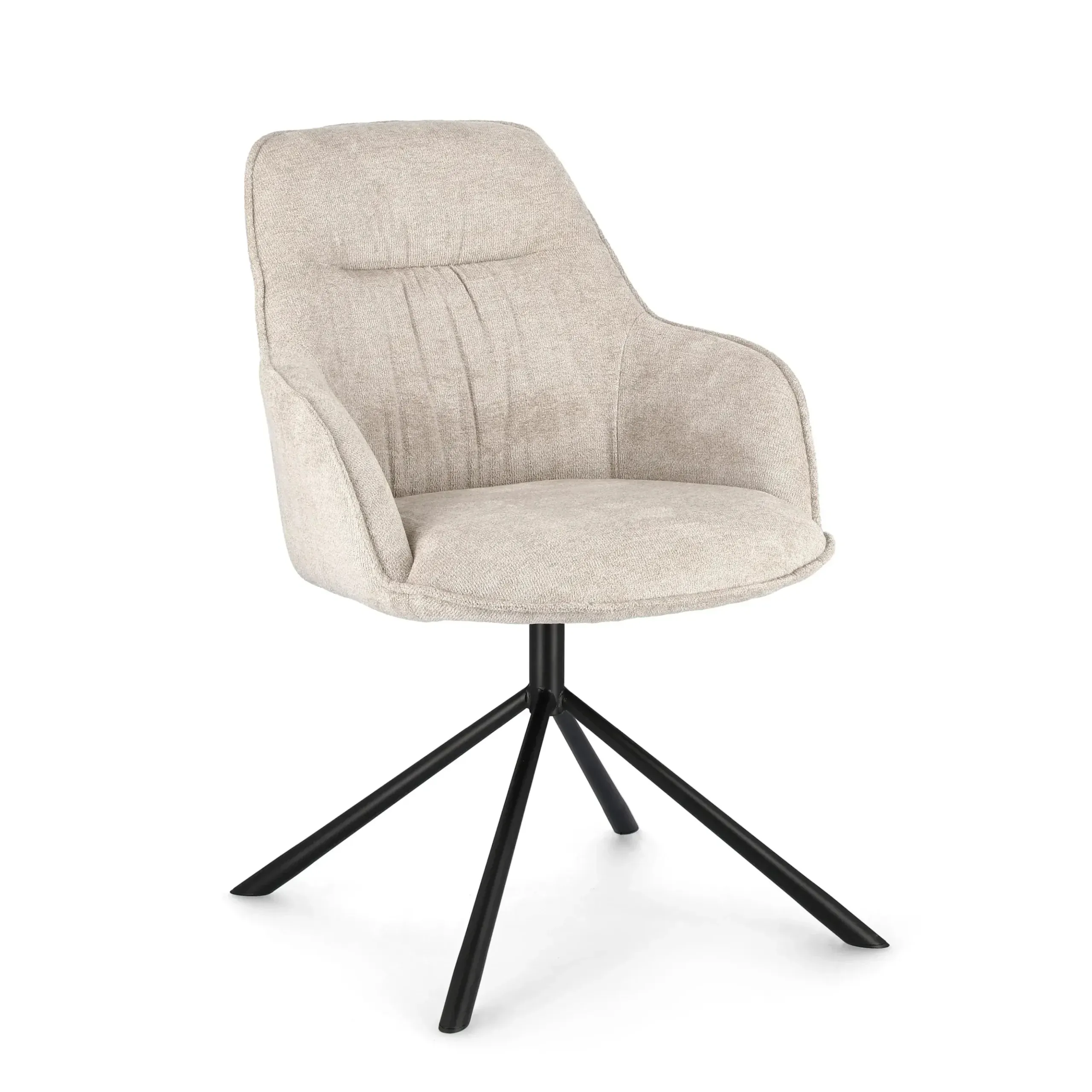 Bolzano Grando Fotel 59x65 biały stal