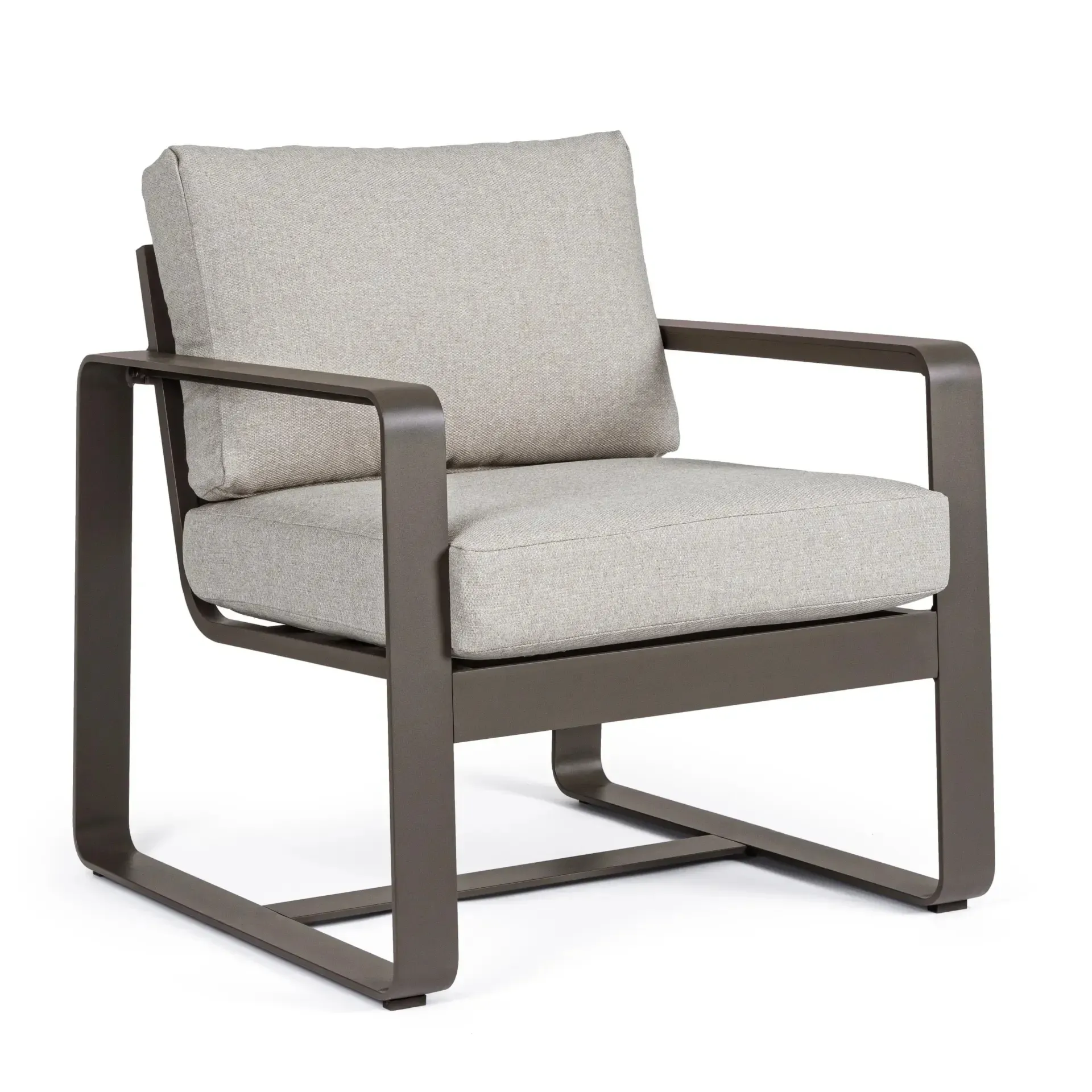 Bolzano Montagna Fotel ogrodowy 74x78 beżowy aluminium