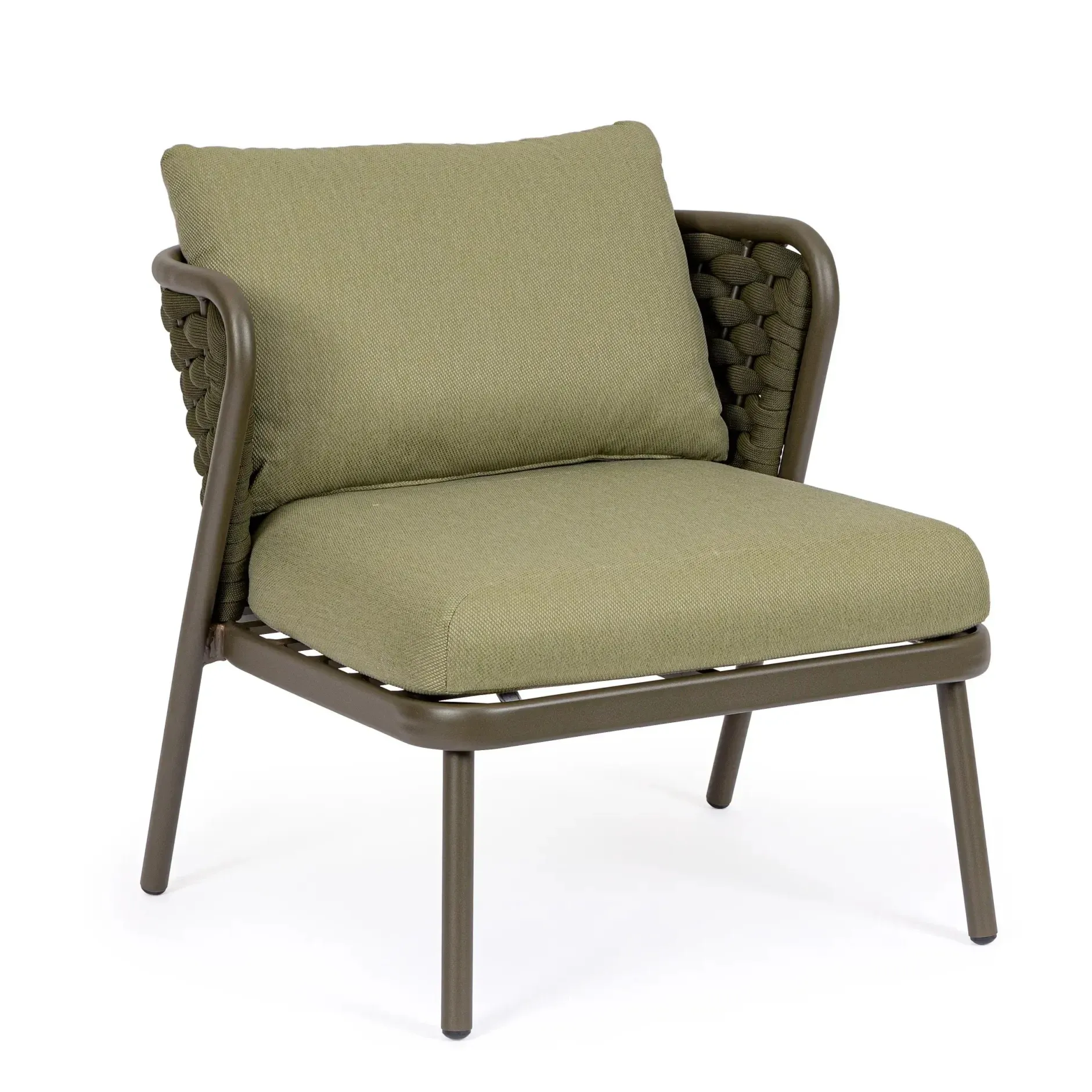 Bolzano Hellin Fotel ogrodowy 73.5x77 brązowy aluminium