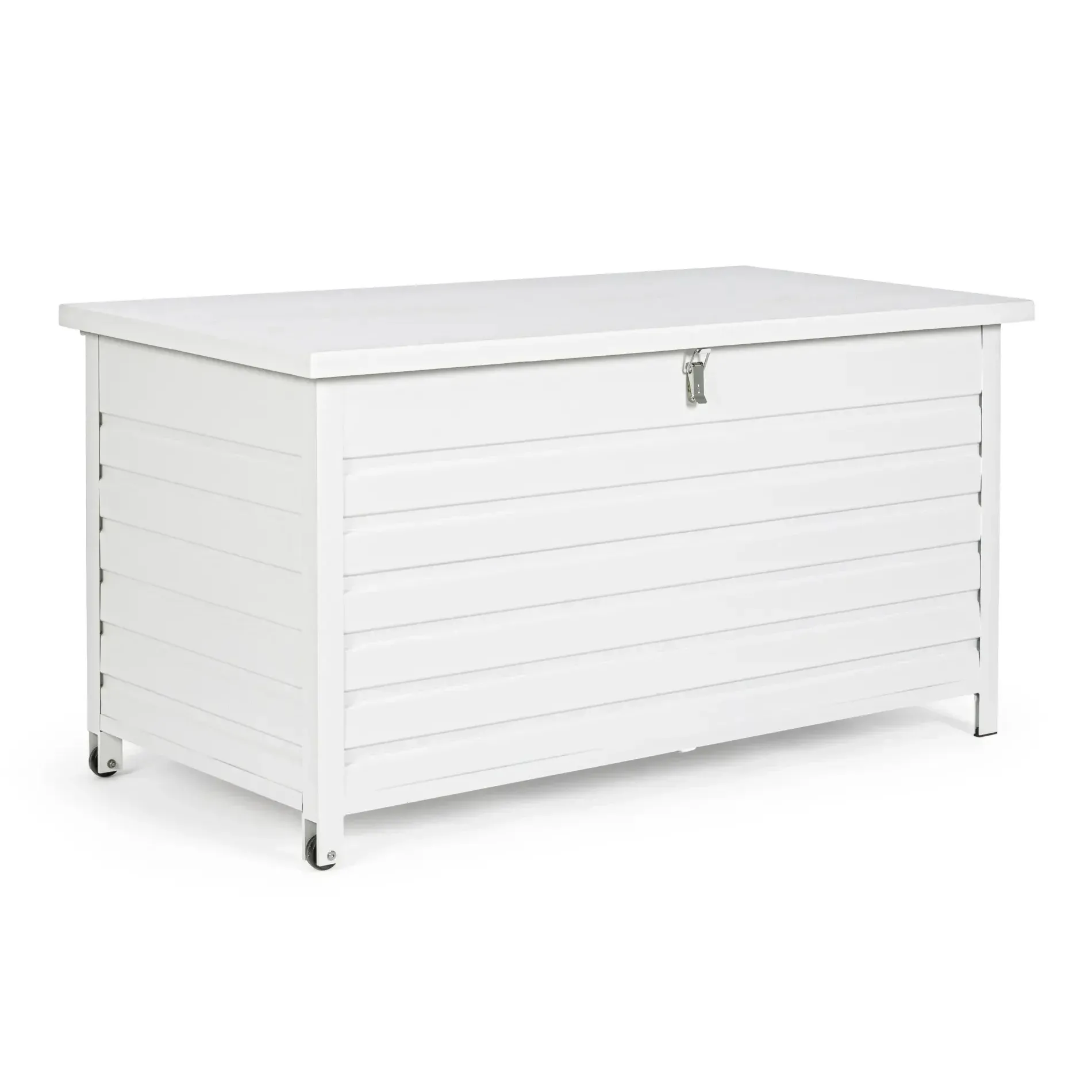Bolzano Acero Skrzynia na taras 155x97x83 biała aluminium