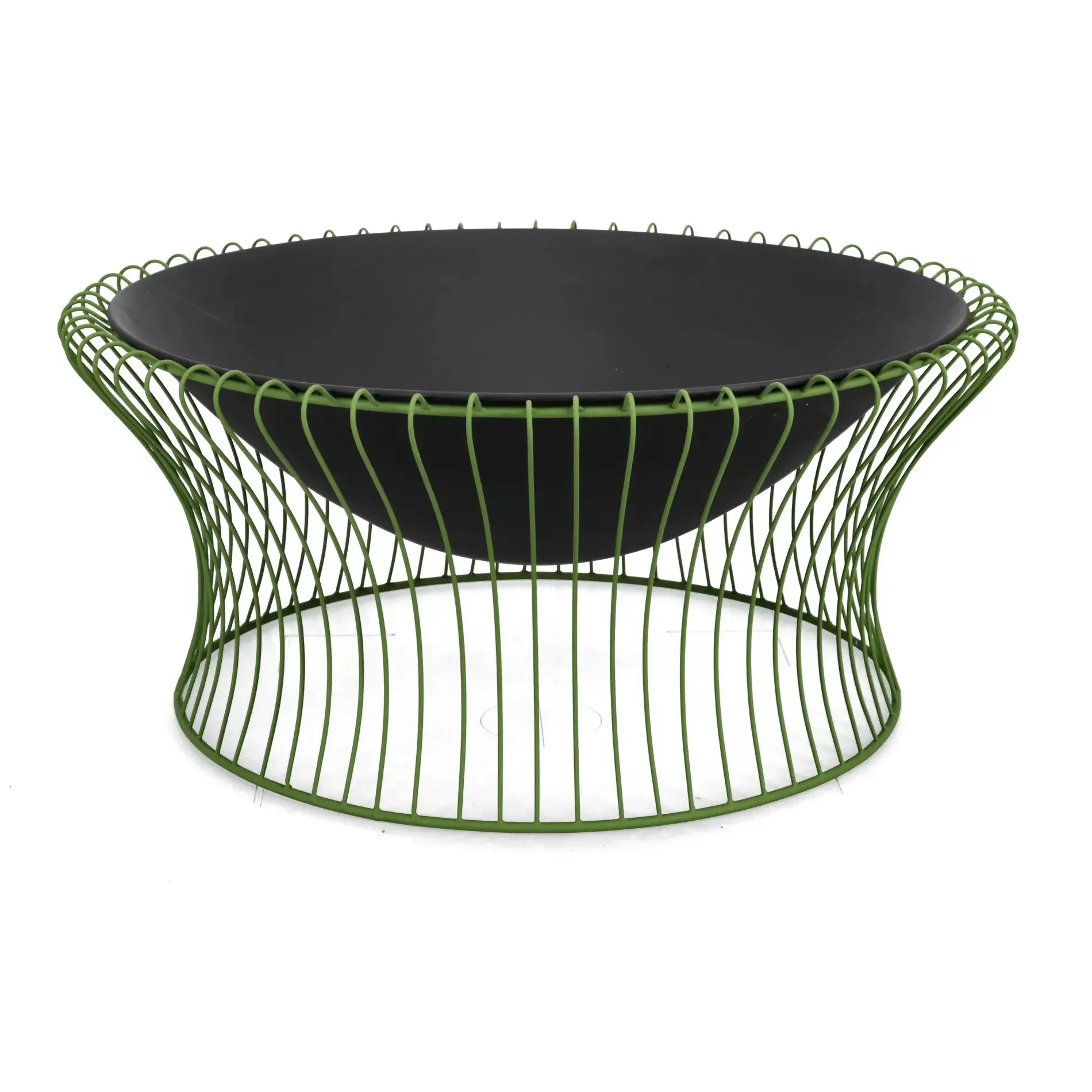 Bolzano Medusa Palenisko na drewno Ø78 zielone stal