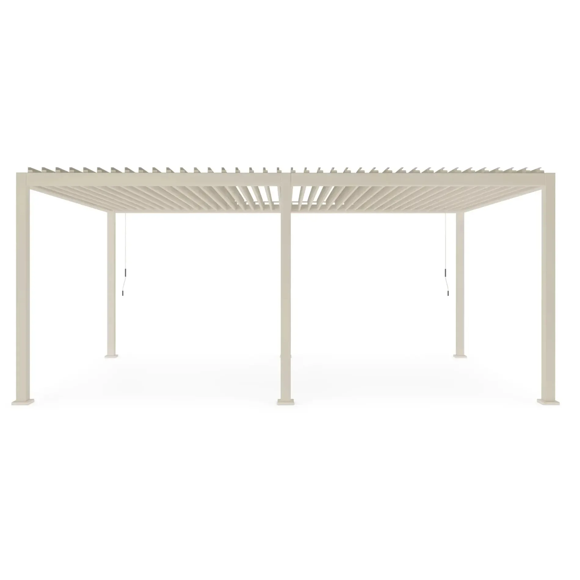 Bolzano Roma Zadaszenie tarasu - pergola 600x360 beżowe aluminium