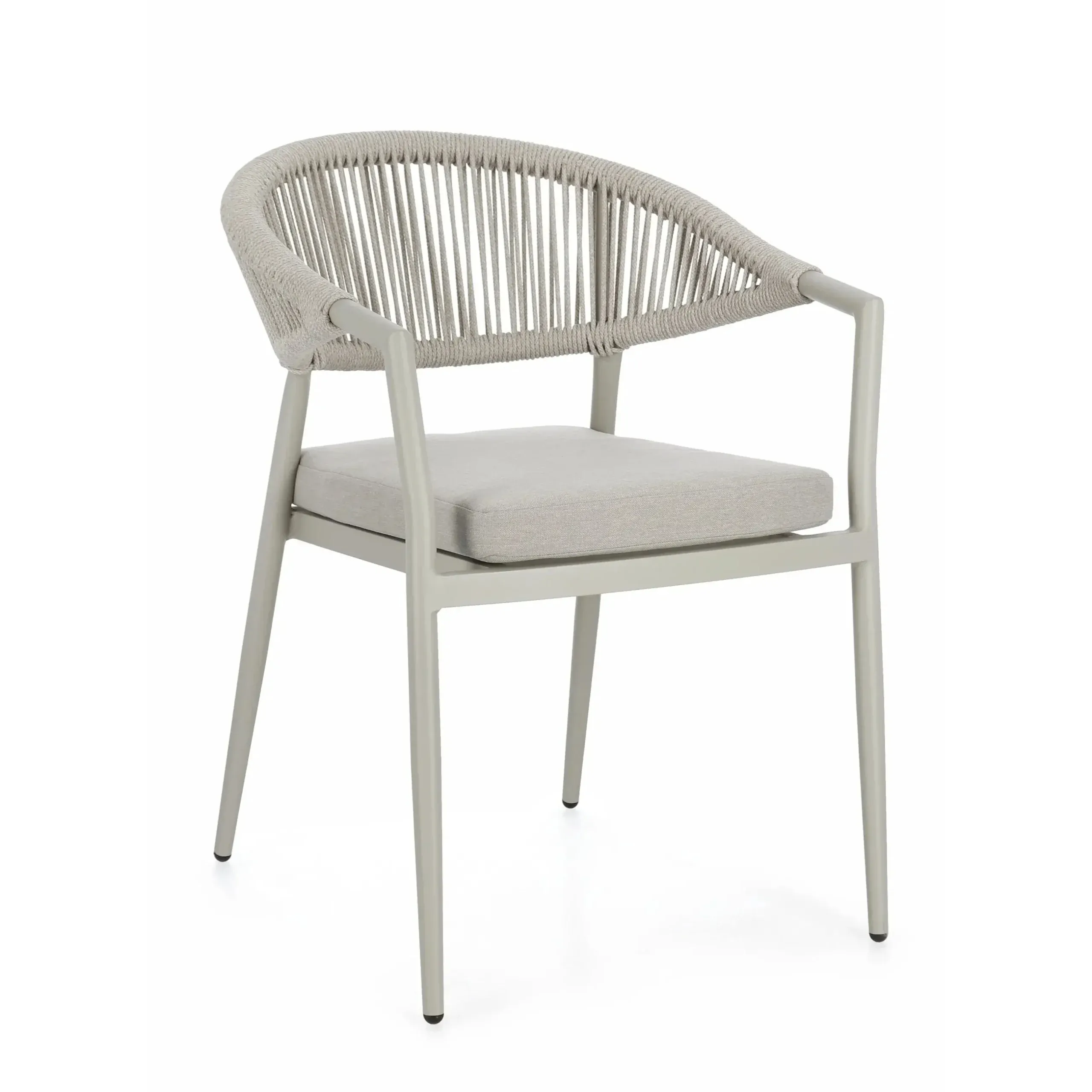 Bolzano Mira Krzesło ogrodowe  beżowe aluminiowe